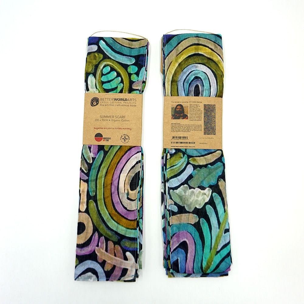 Organic Cotton Summer Scarf - Cedric Varcoe