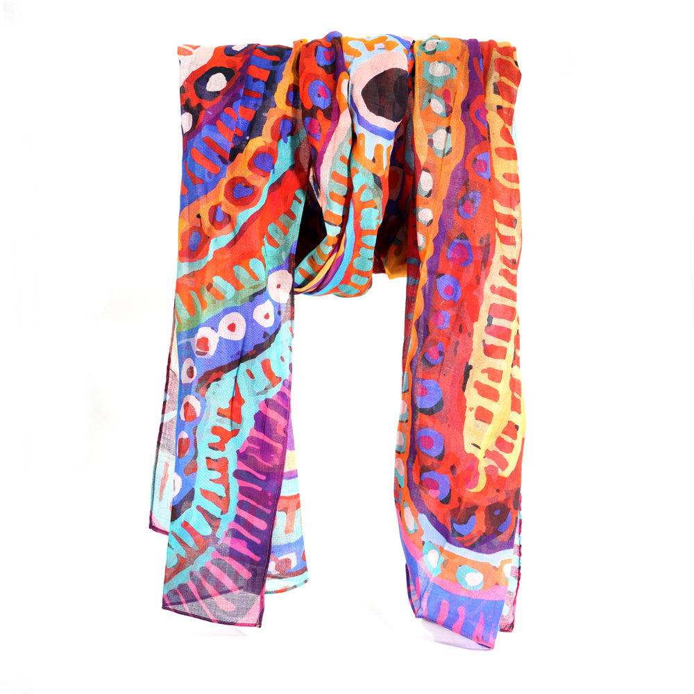Organic Cotton Summer Scarf - Murdie Nampijinpa Morris