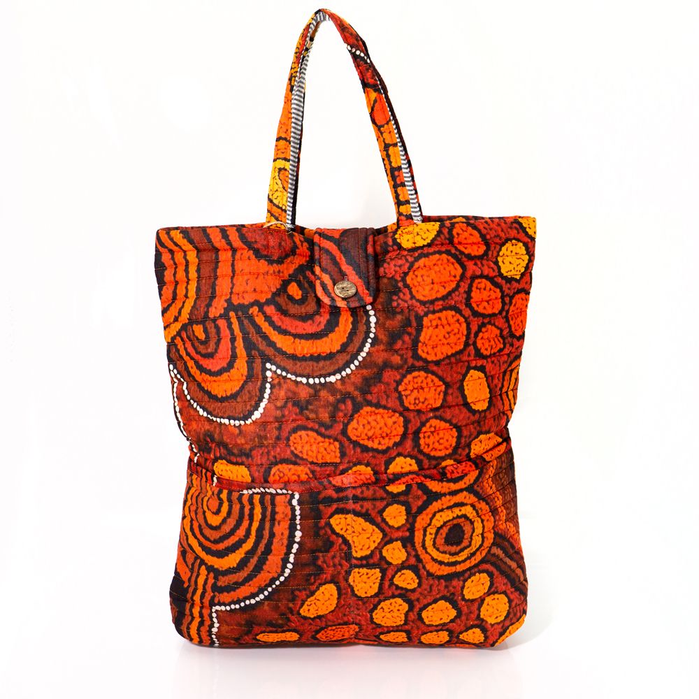 Quilted Baby Bag - Damien & Yilpi Marks