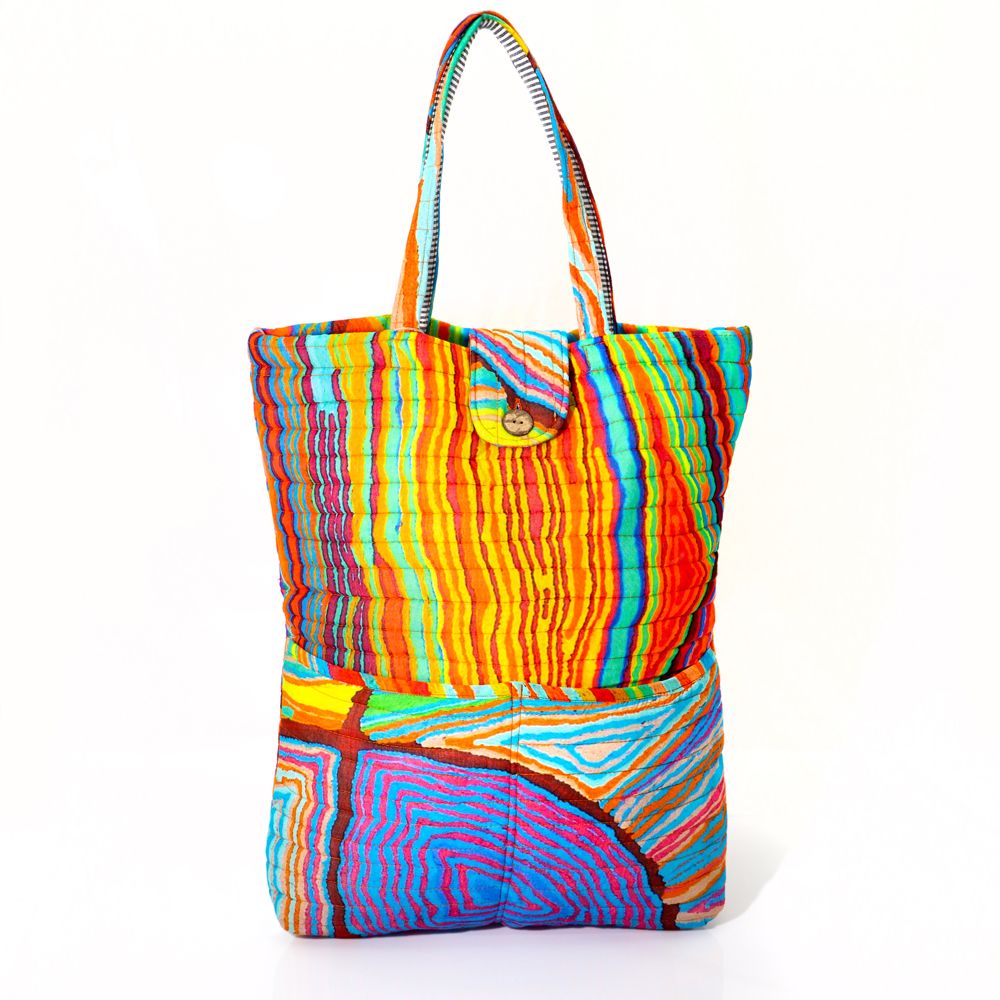 Quilted Baby Bag - Judy Watson