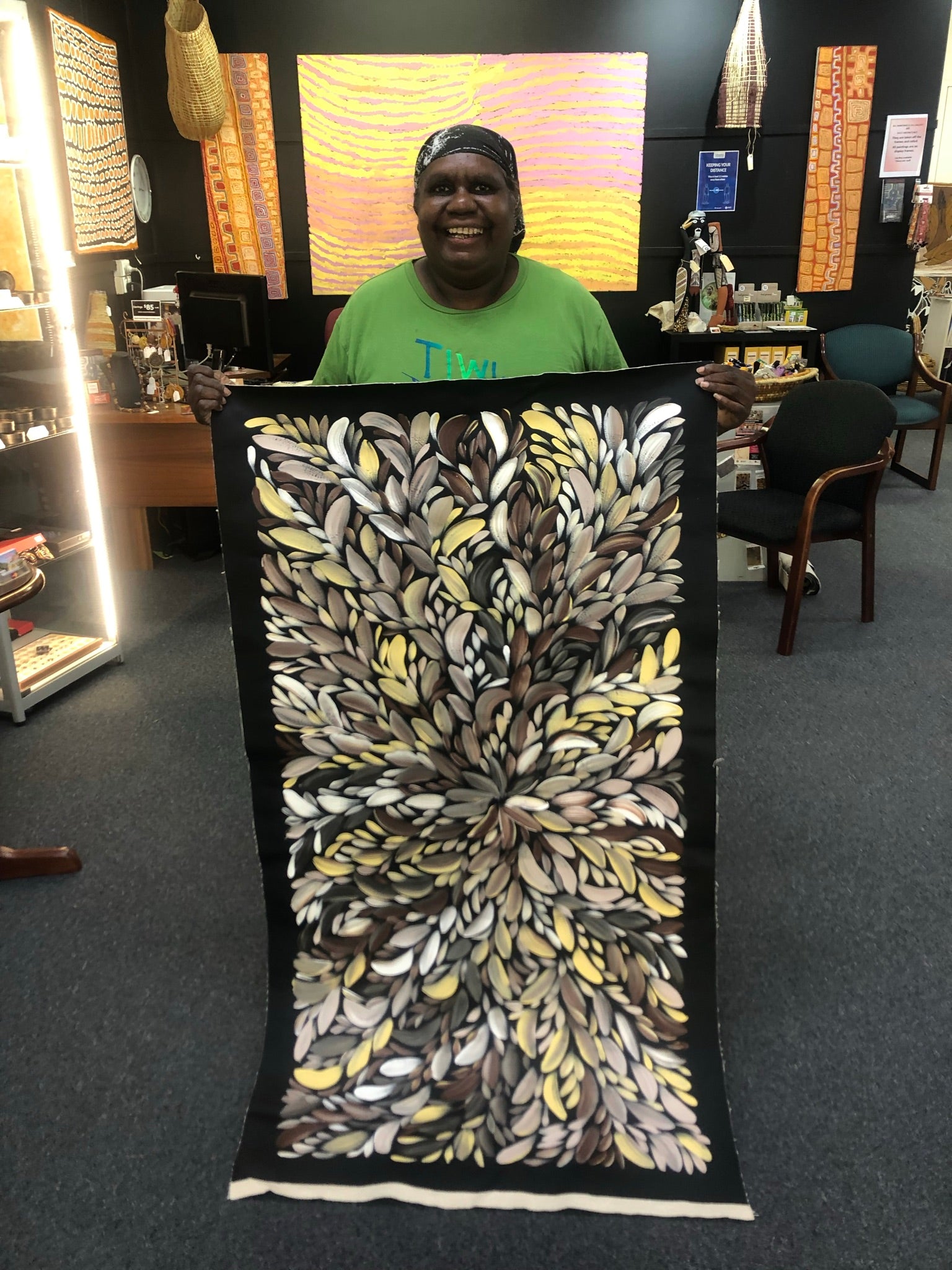 Louise Numina Napananka - Bush Medicine Leaves .80-4