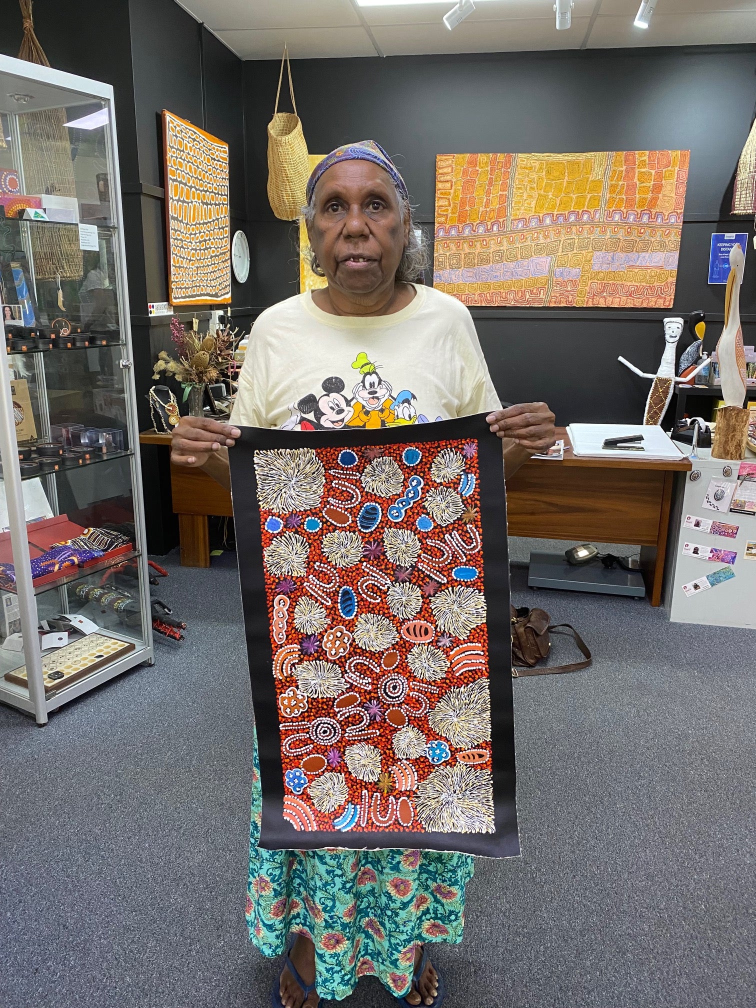 Lanita Numina - Women Collecting Bush Tucker - 35x66cm .52-2