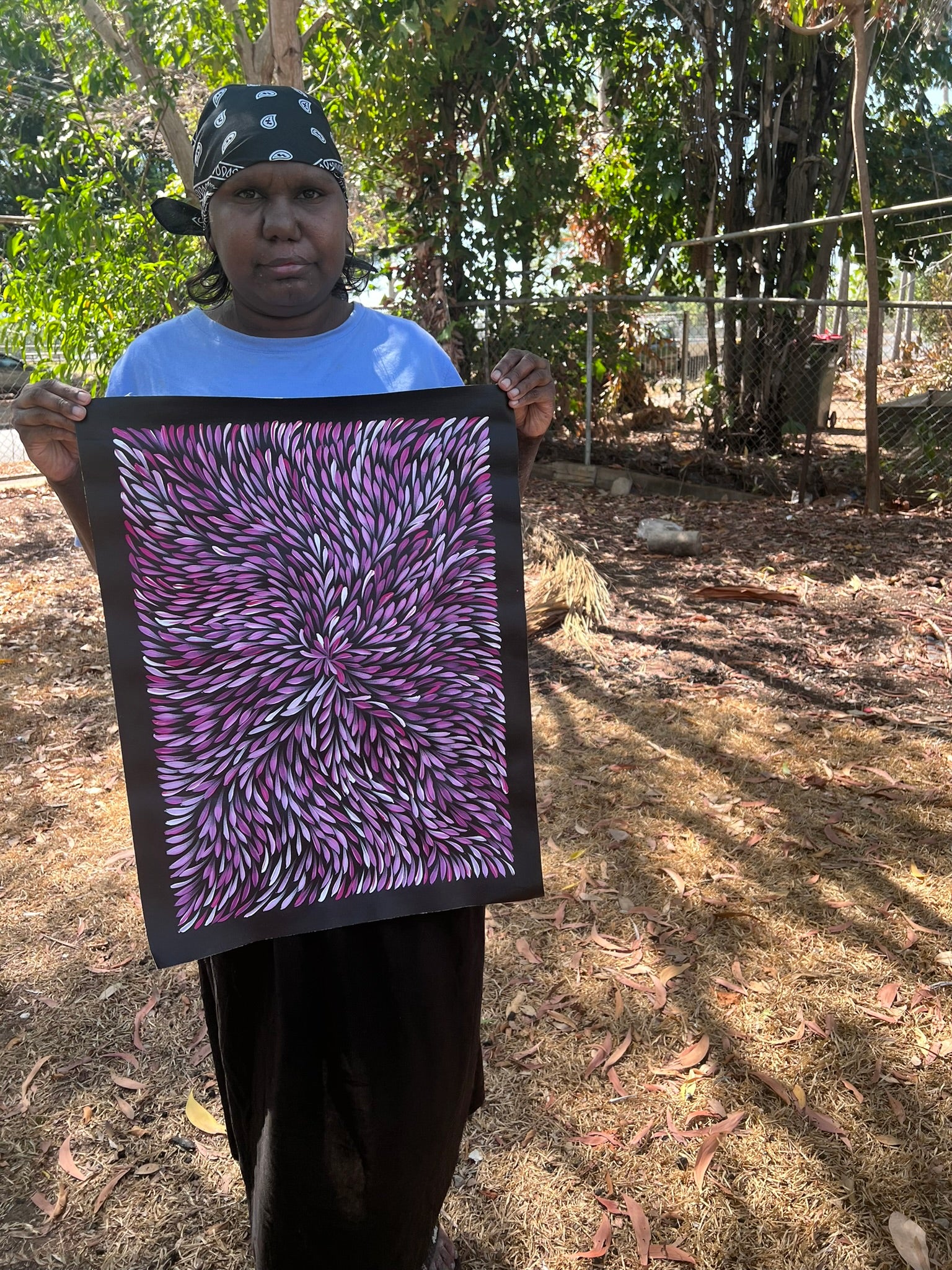 Sharon Turner - Bush Medicine Leaves - 54x39cm .95-1