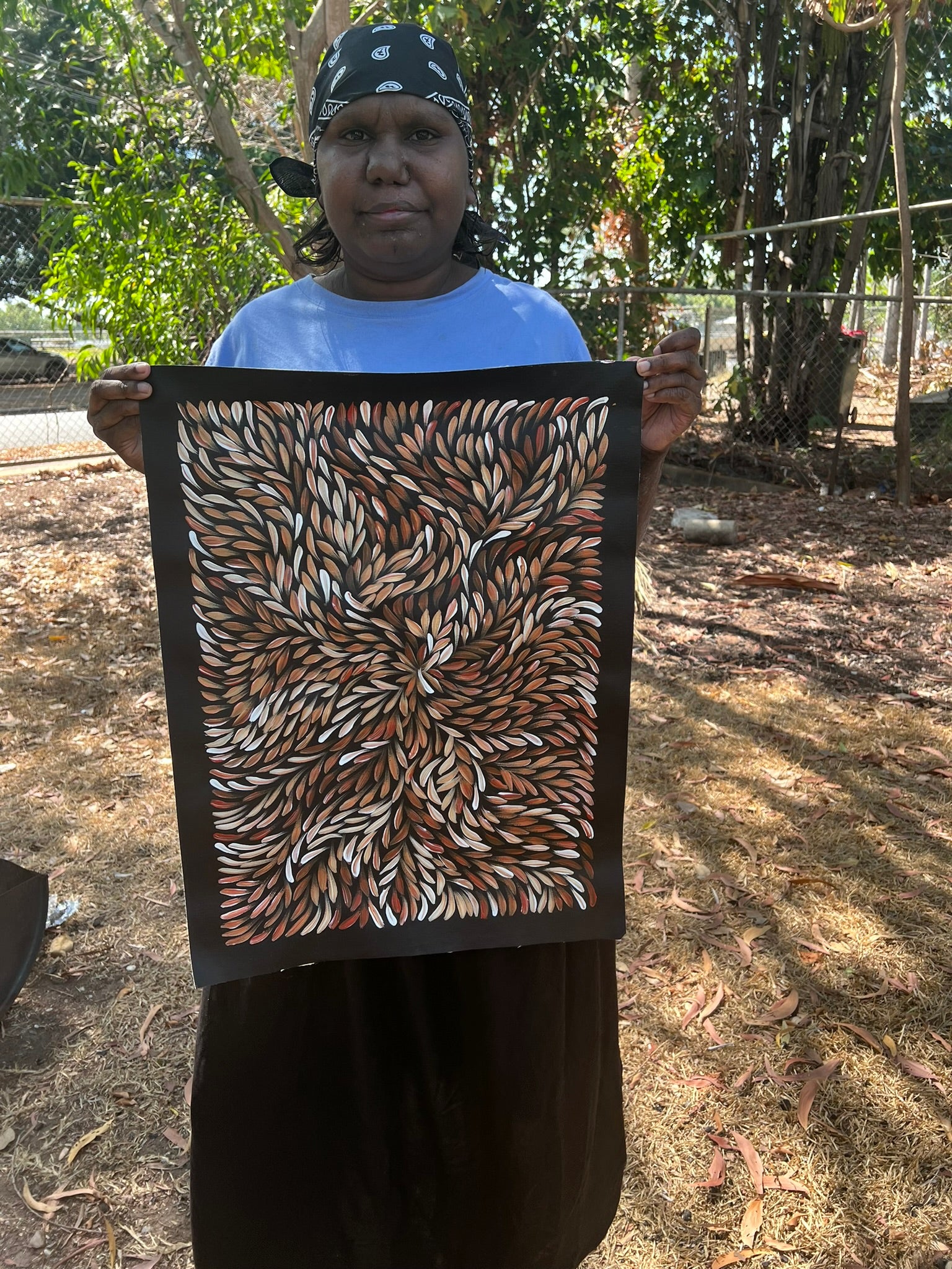 Sharon Turner - Bush Medicine Leaves - 54x39cm .95-8