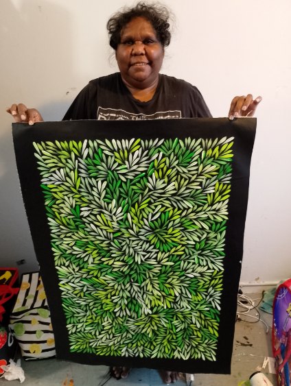 Sharon Numina - Bush Medicine Leaves - 62x92cm .14-11