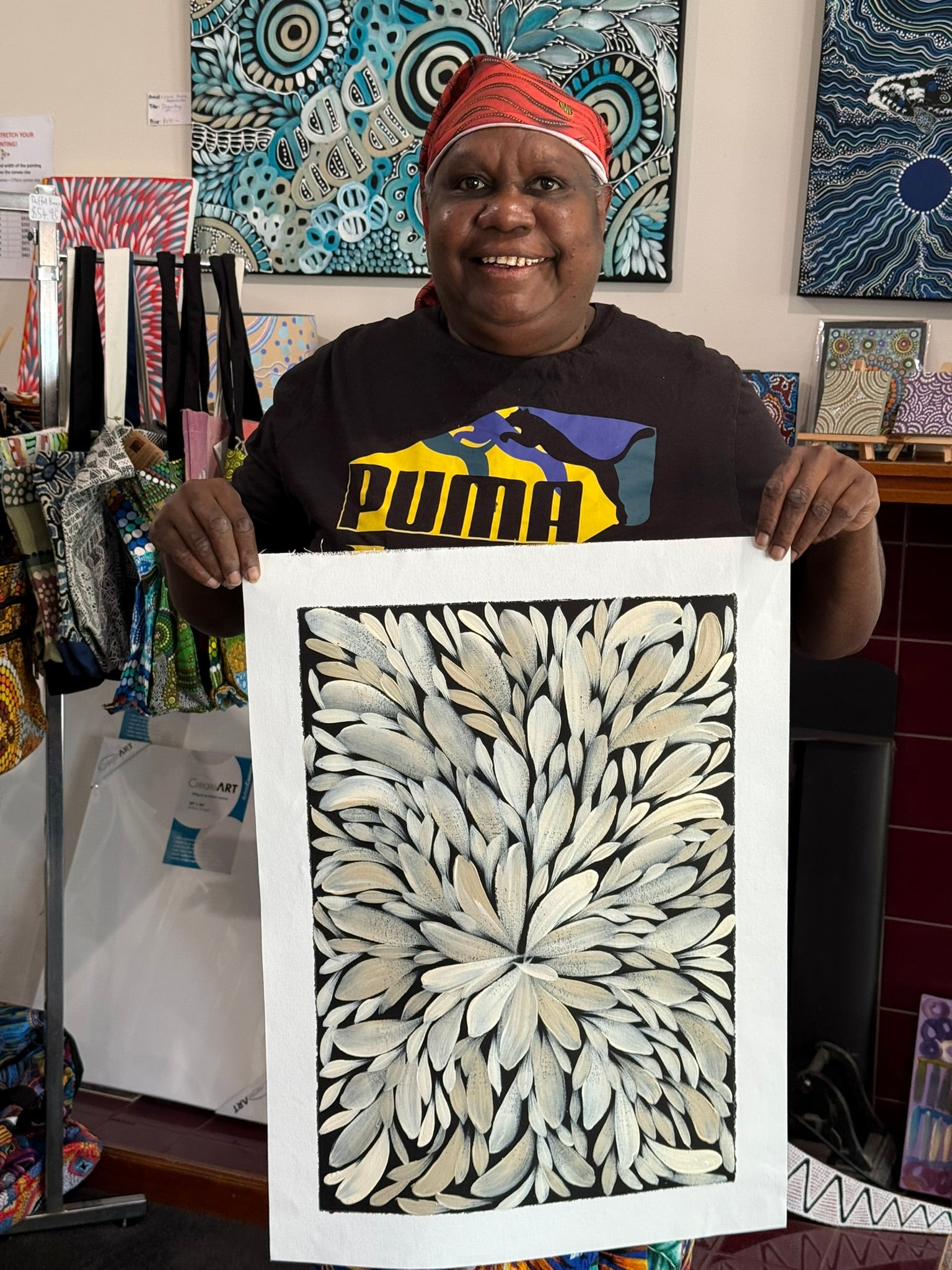 Louise Numina Napananka - Bush Medicine Leaves .19-14
