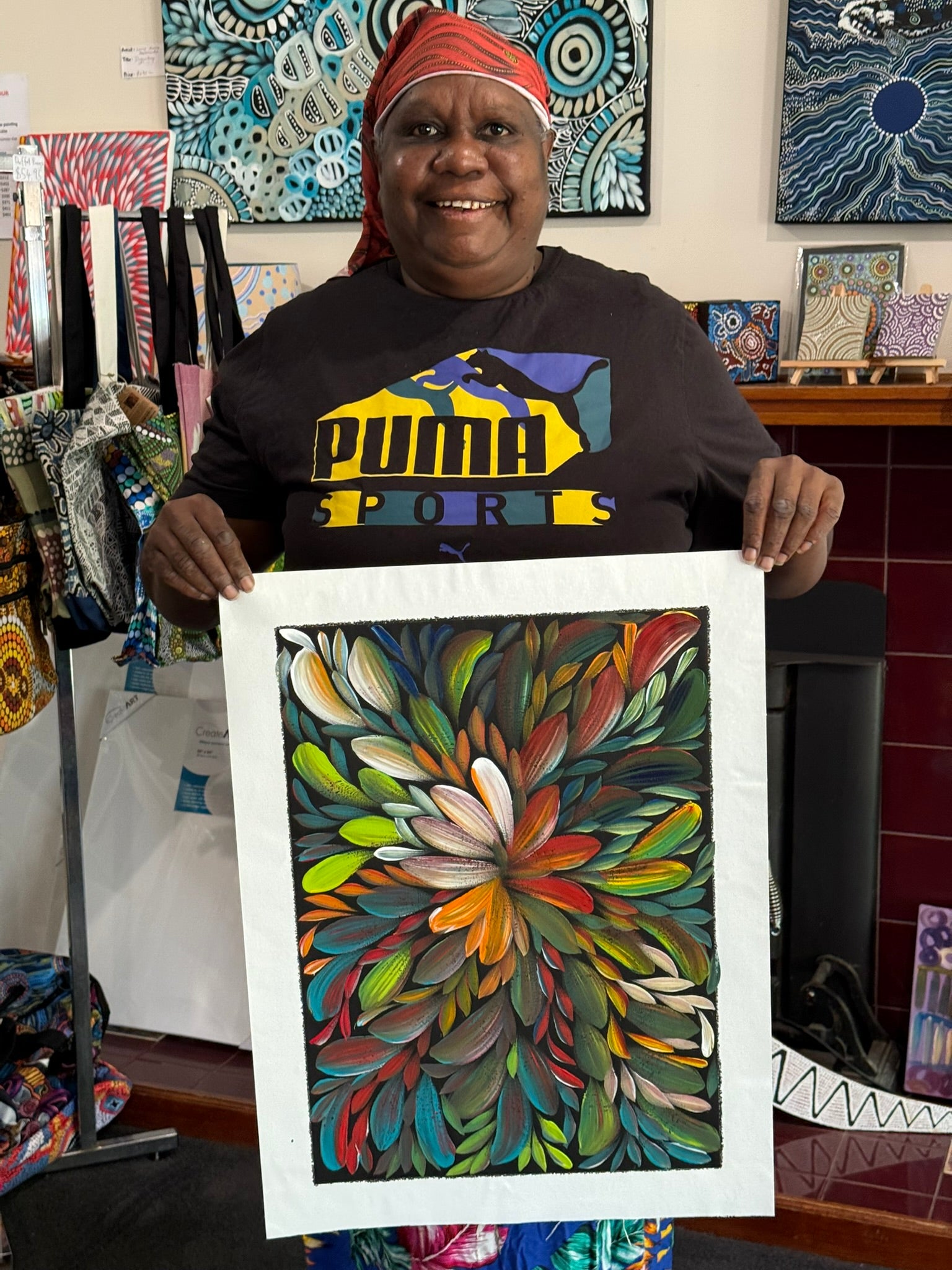 Louise Numina Napananka - Bush Medicine Leaves .19-15