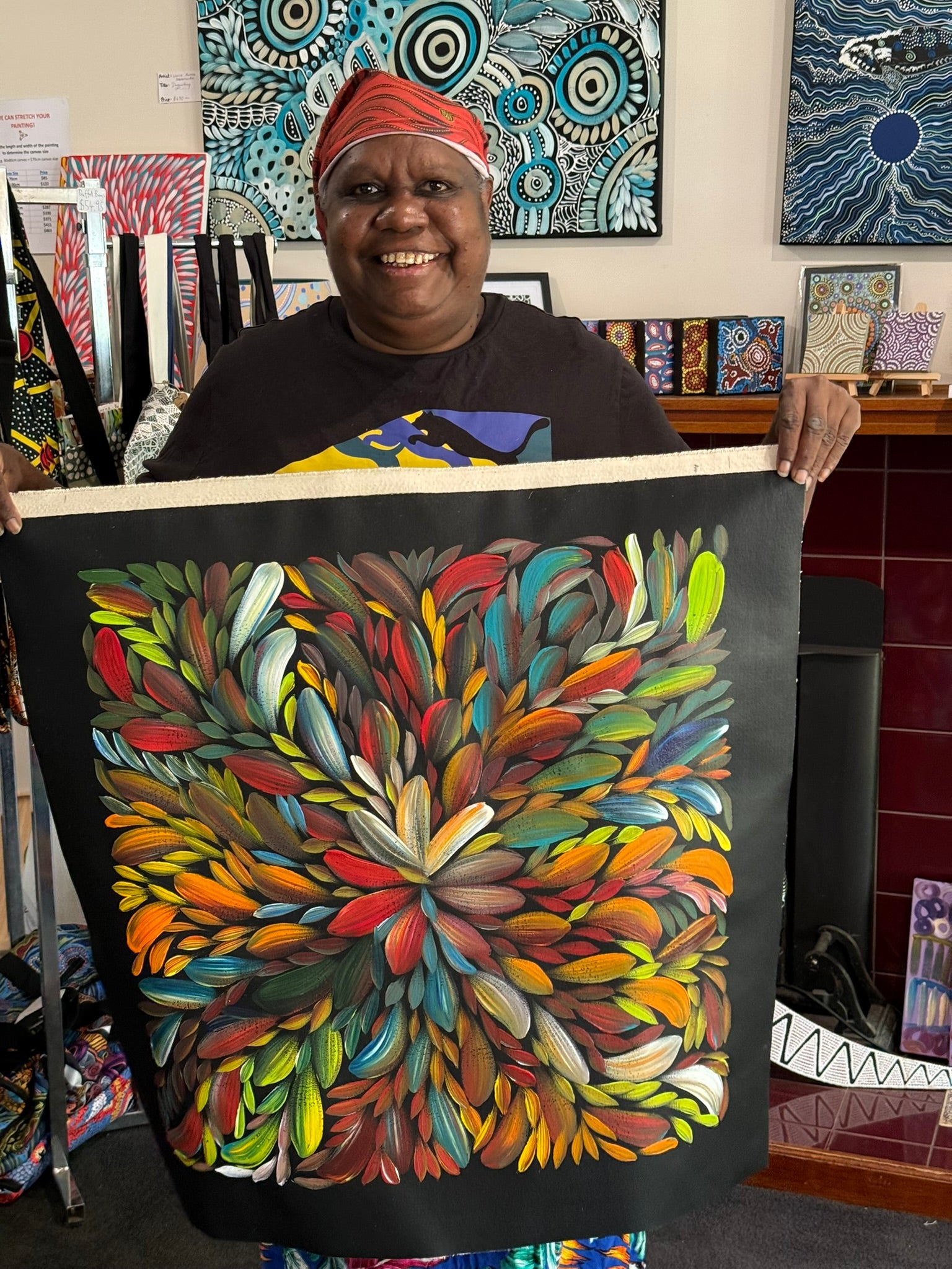 Louise Numina Napananka - Bush Medicine Leaves .19-3