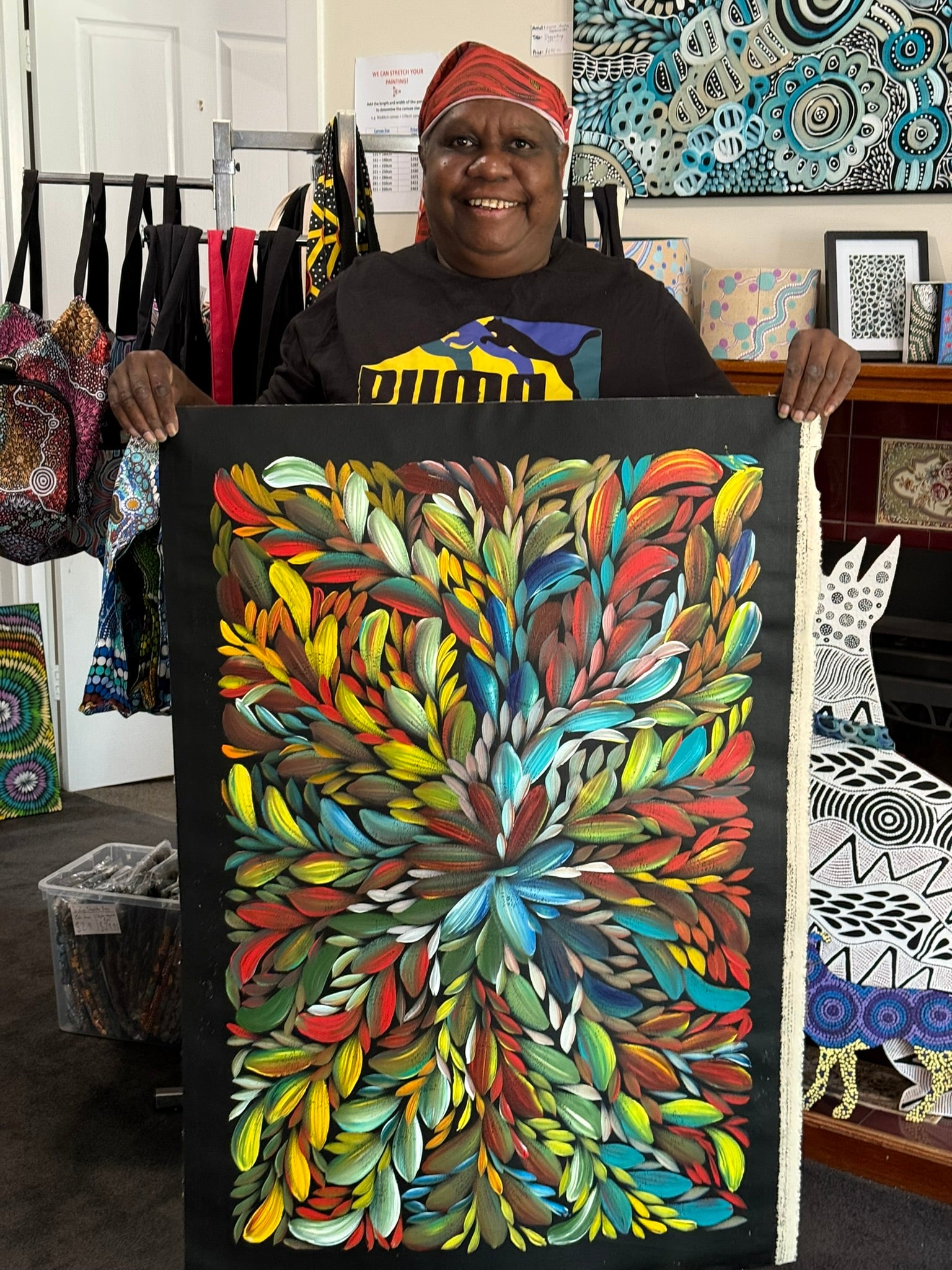 Louise Numina Napananka - Bush Medicine Leaves .19-9