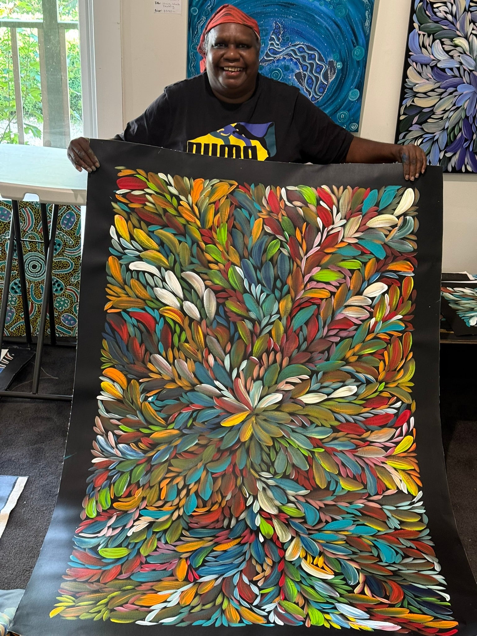 Louise Numina Napananka - Bush Medicine Leaves .21-13