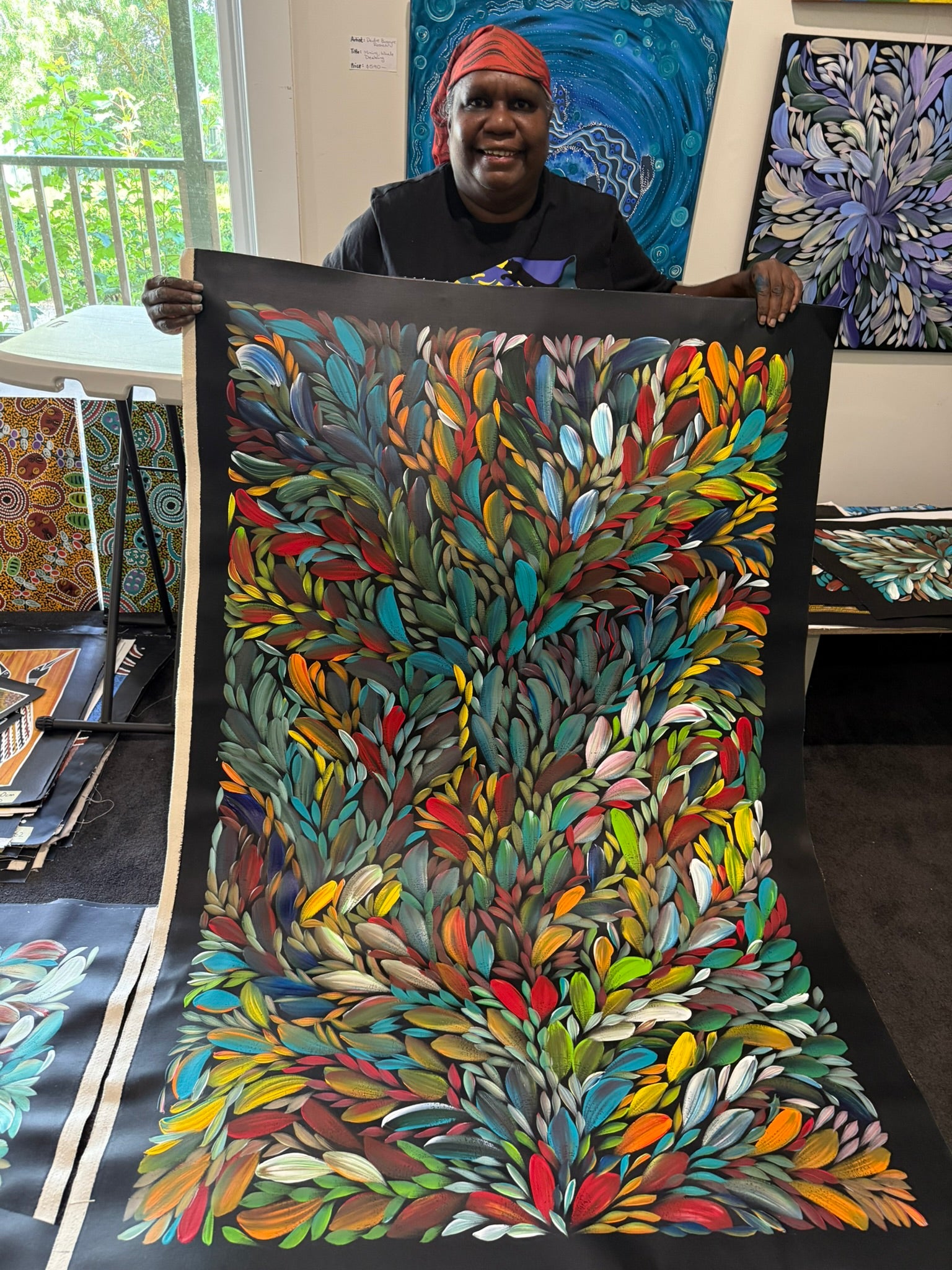 Louise Numina Napananka - Bush Medicine Leaves .21-15