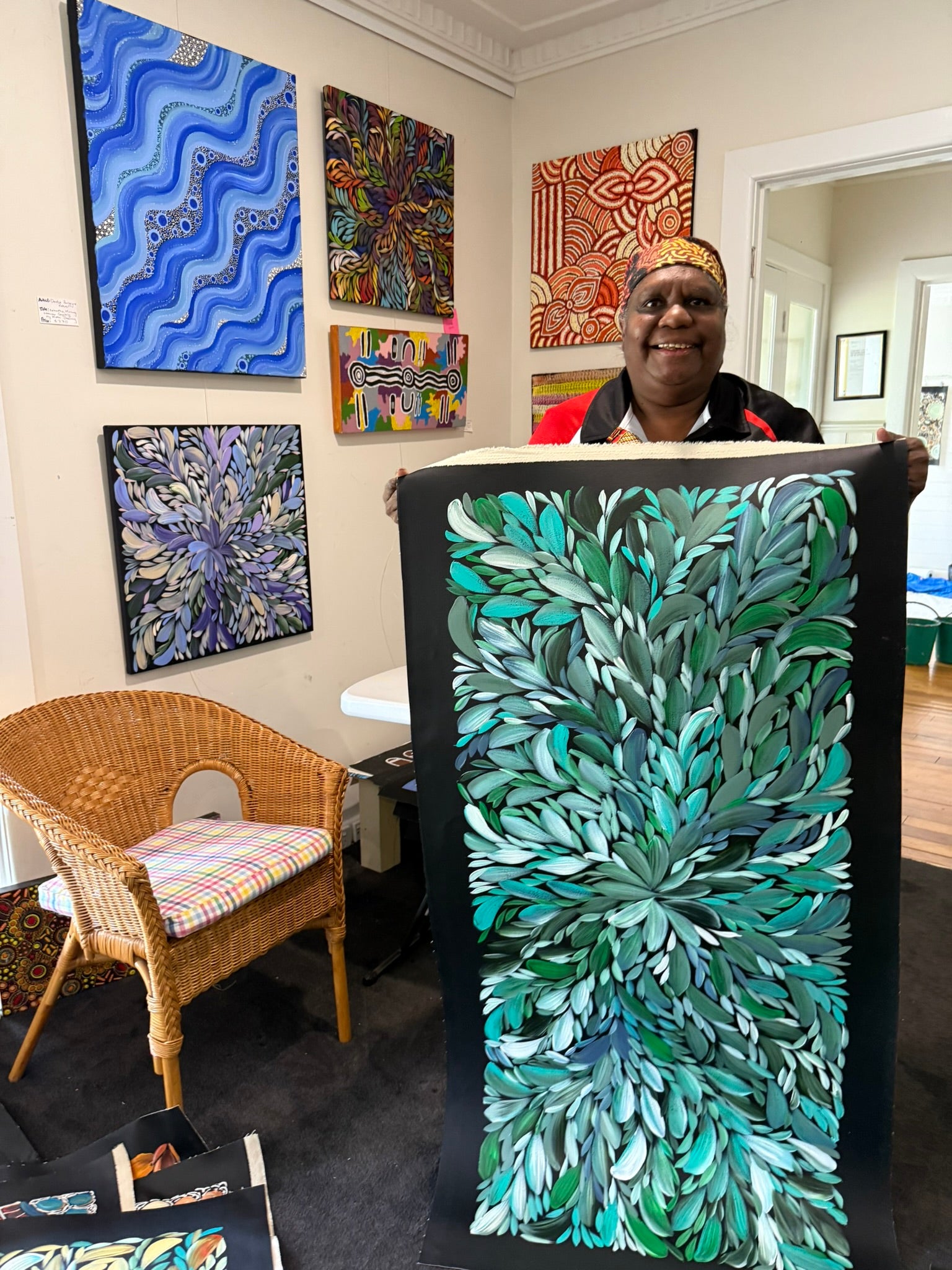 Louise Numina Napananka - Bush Medicine Leaves .24-1