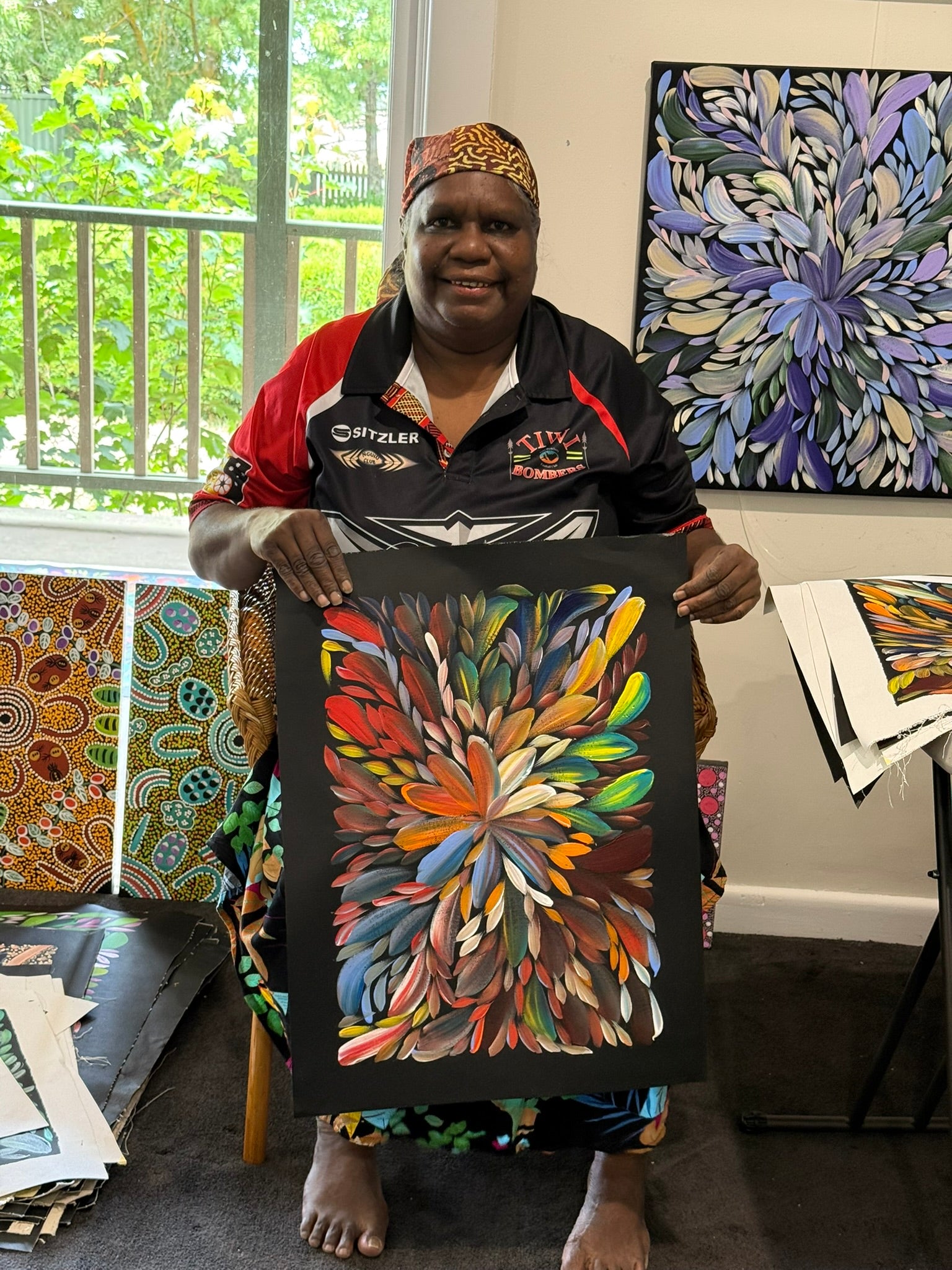 Louise Numina Napananka - Bush Medicine Leaves .24-12