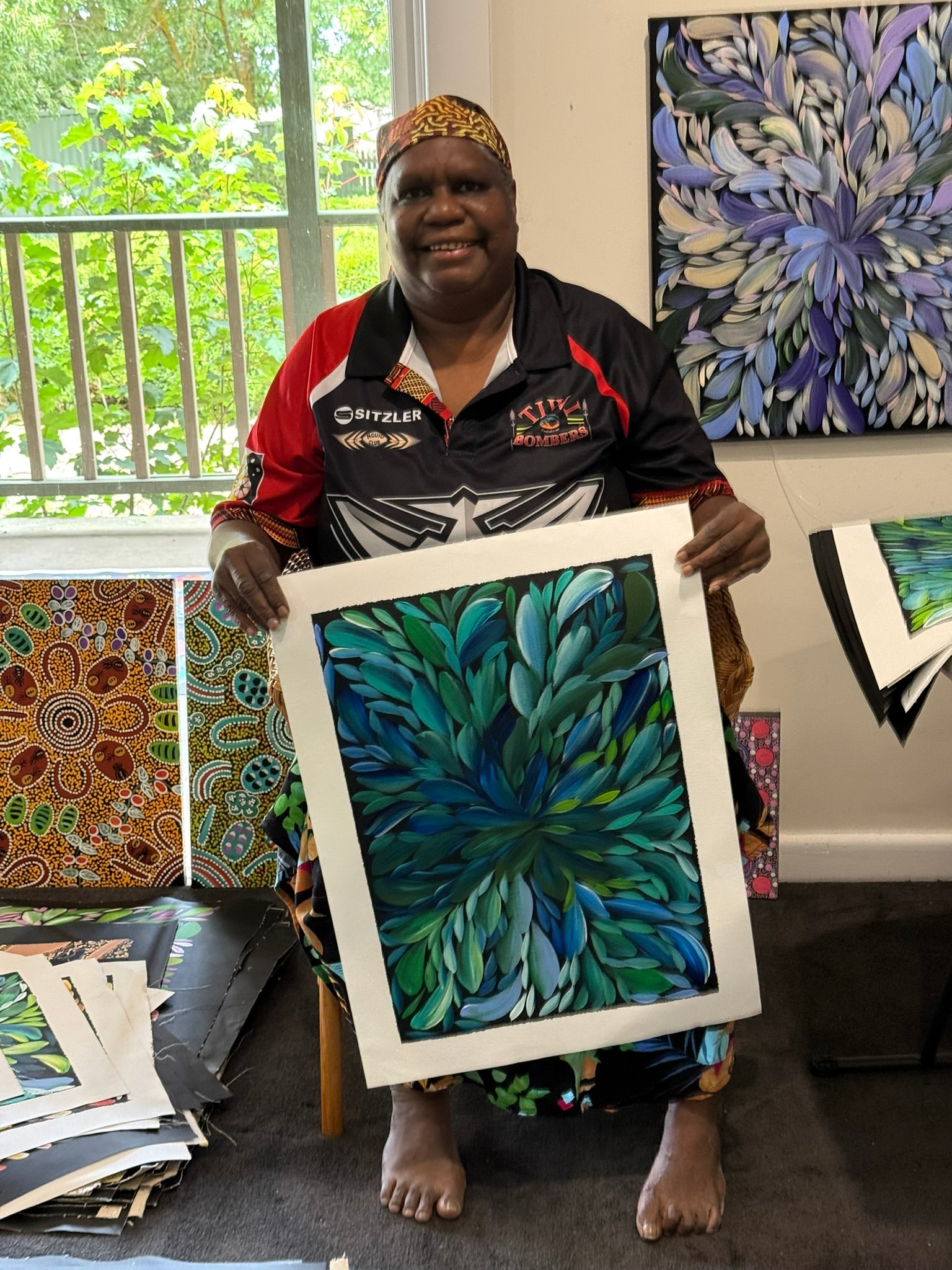 Louise Numina Napananka - Bush Medicine Leaves .24-15
