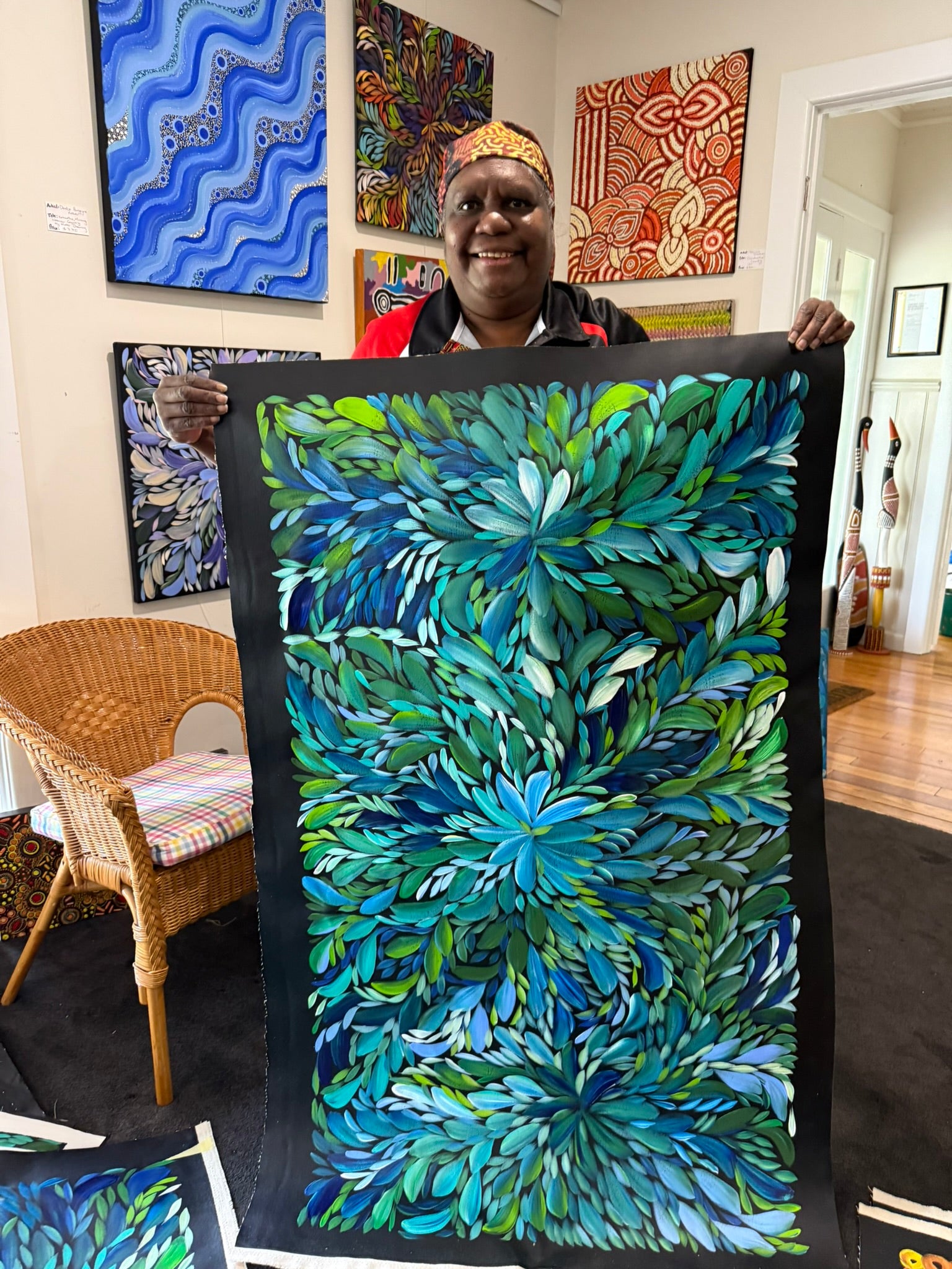 Louise Numina Napananka - Bush Medicine Leaves .24-23
