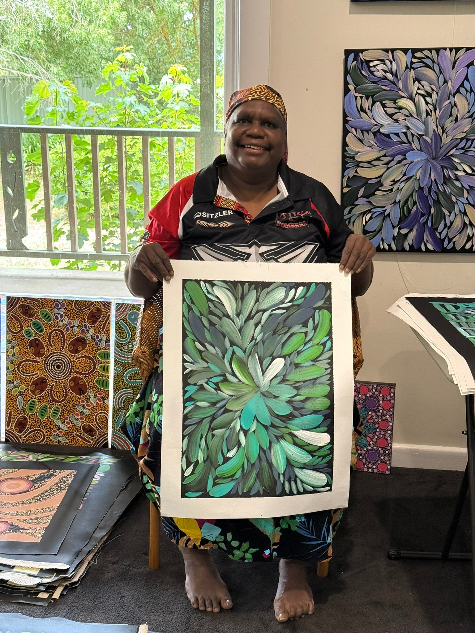 Louise Numina Napananka - Bush Medicine Leaves .24-36