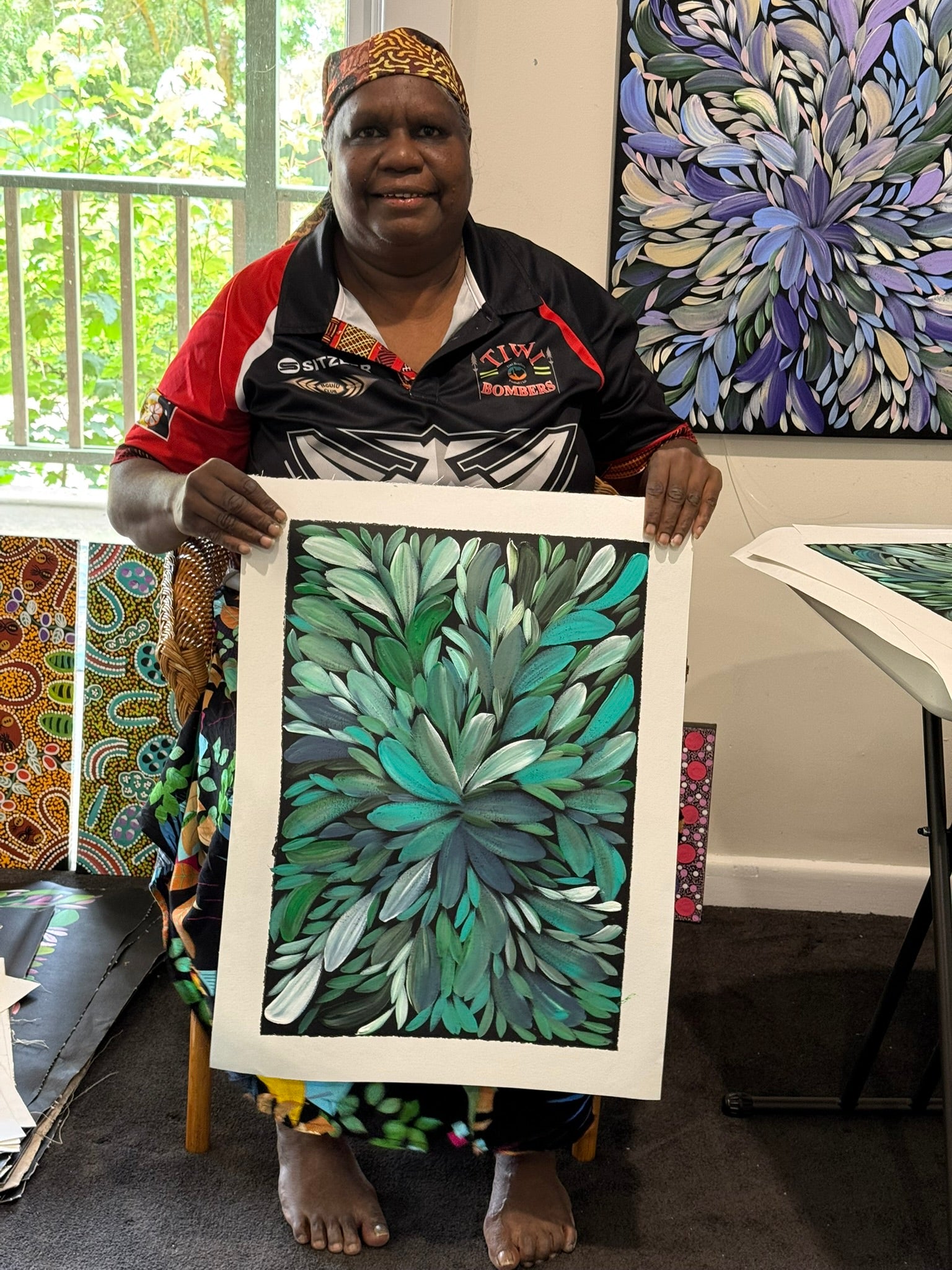 Louise Numina Napananka - Bush Medicine Leaves .24-9