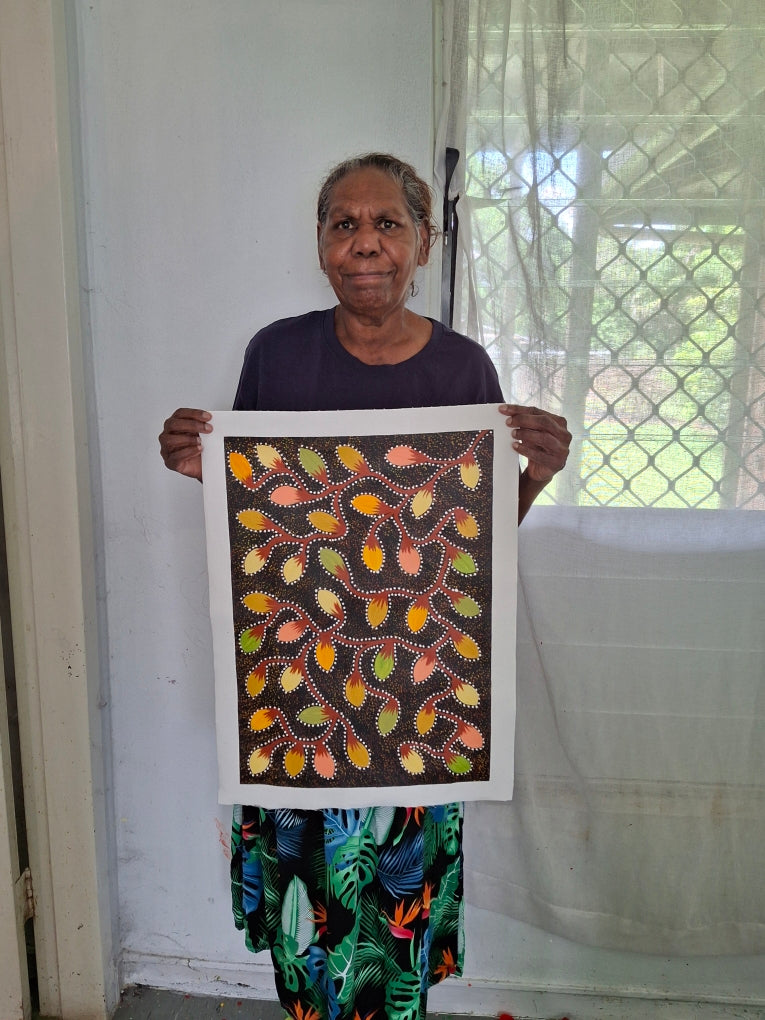 Jacinta Numina Waugh - Bush Tomatoes - 38x52cm .30-10