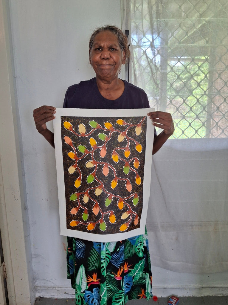 Jacinta Numina Waugh - Bush Tomatoes - 38x52cm .30-4