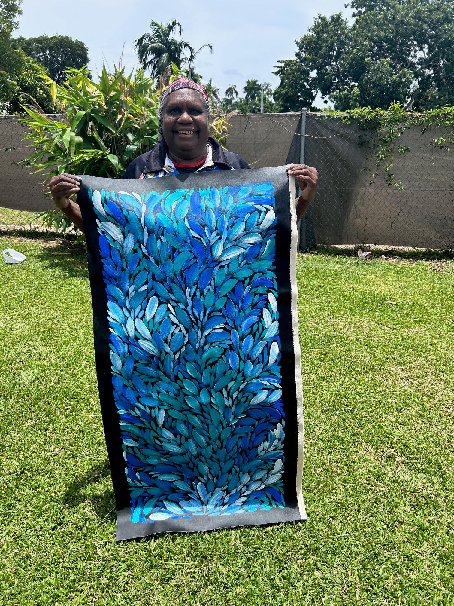 Louise Numina Napananka - Bush Medicine Leaves .32-4