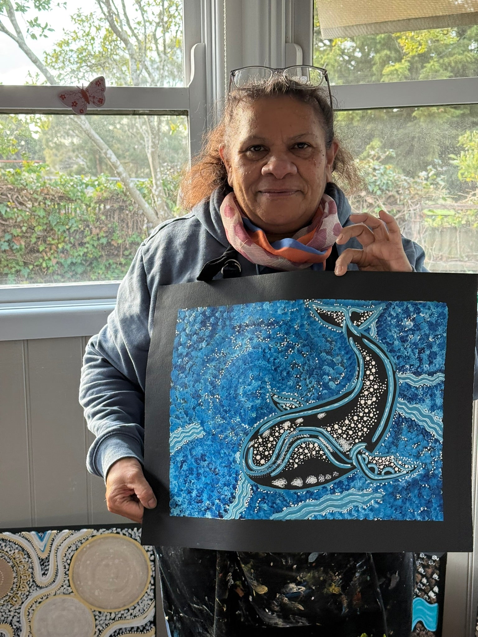 Deidre Burgoyne Rosier - Whale Dreaming .52-5