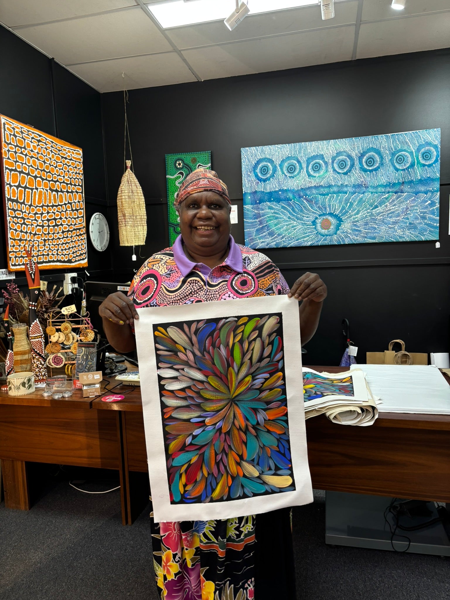 Louise Numina Napananka - Bush Medicine Leaves .57-11