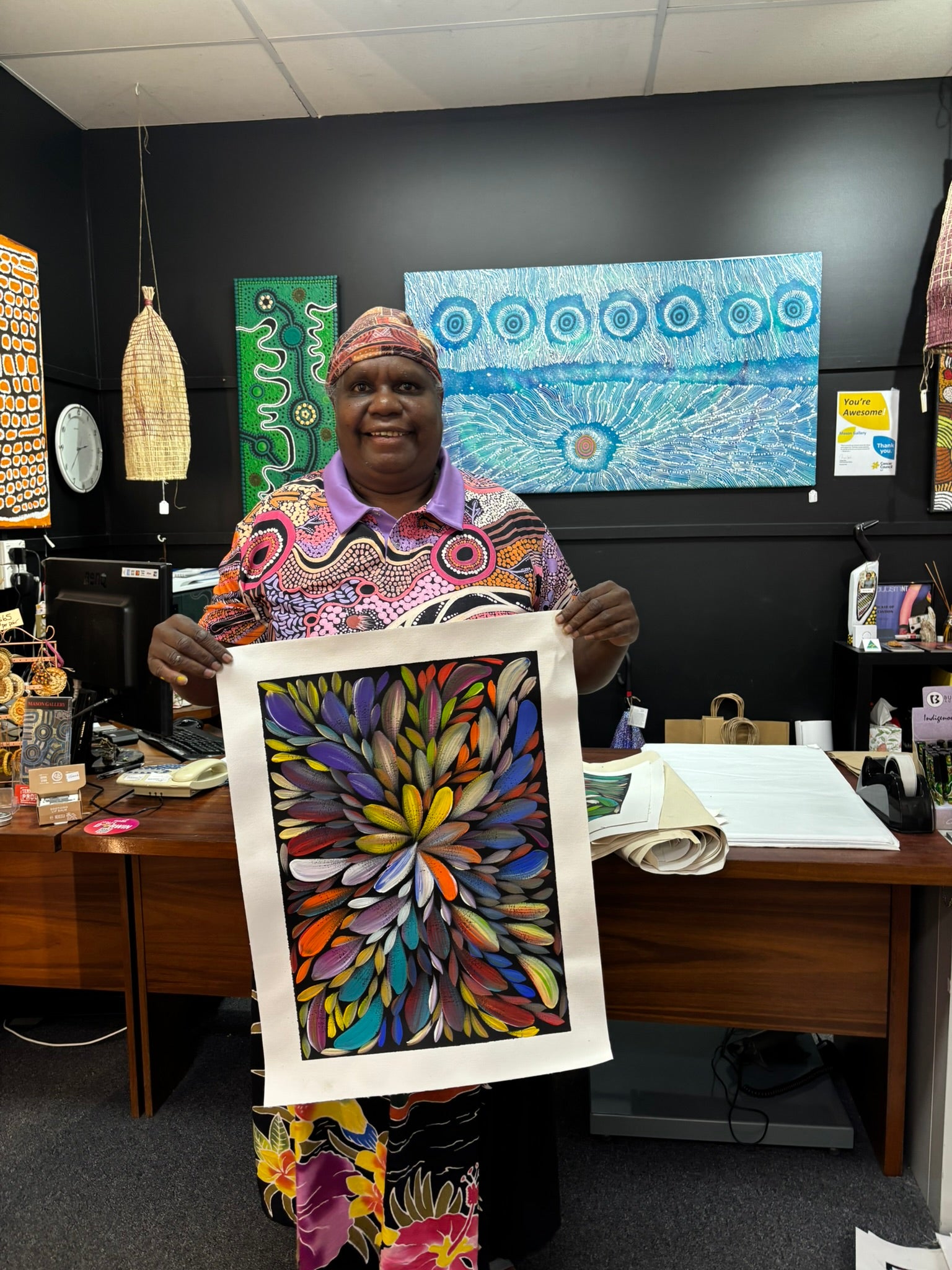 Louise Numina Napananka - Bush Medicine Leaves .57-19