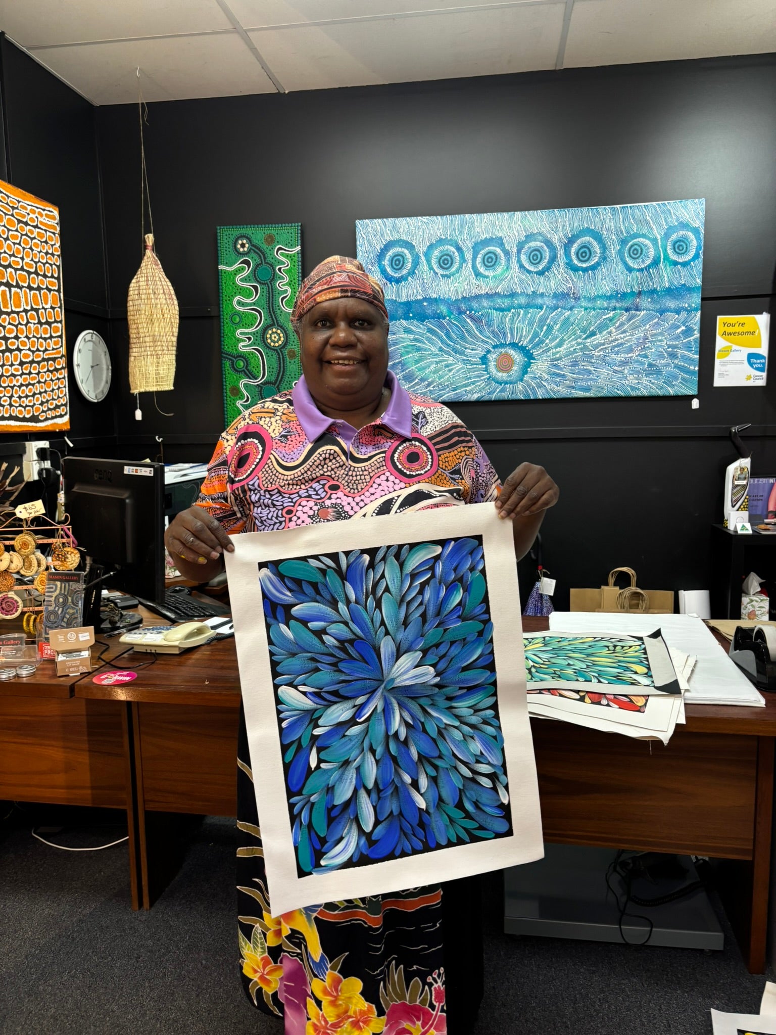 Louise Numina Napananka - Bush Medicine Leaves .57-22