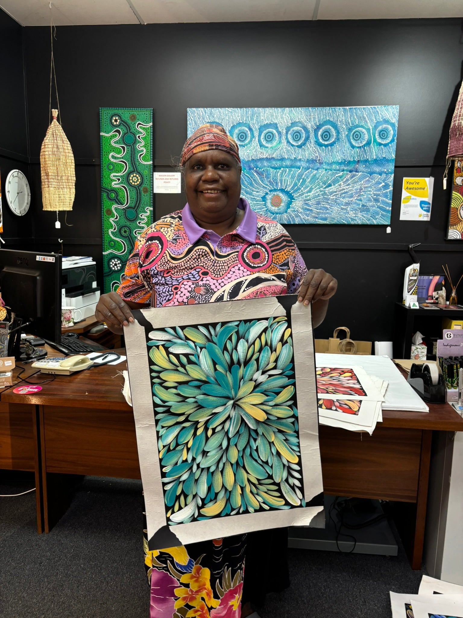 Louise Numina Napananka - Bush Medicine Leaves .57-23