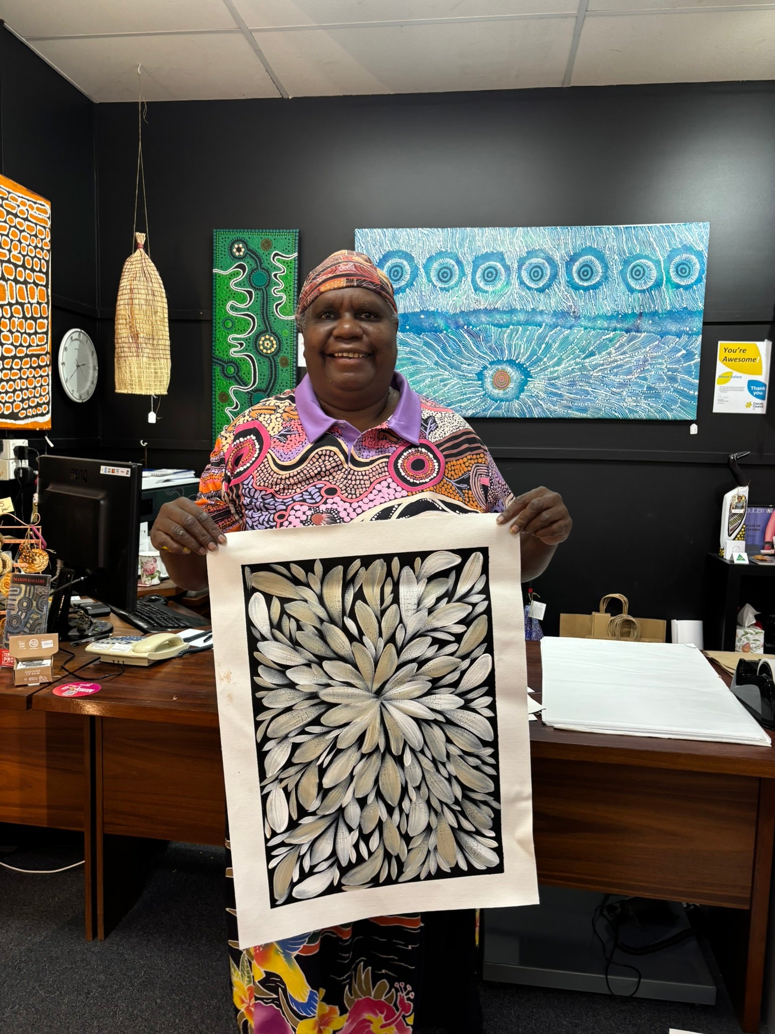 Louise Numina Napananka - Bush Medicine Leaves .57-33