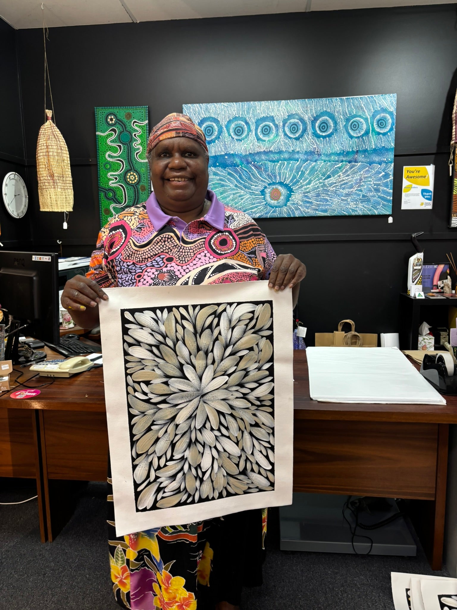 Louise Numina Napananka - Bush Medicine Leaves .57-34