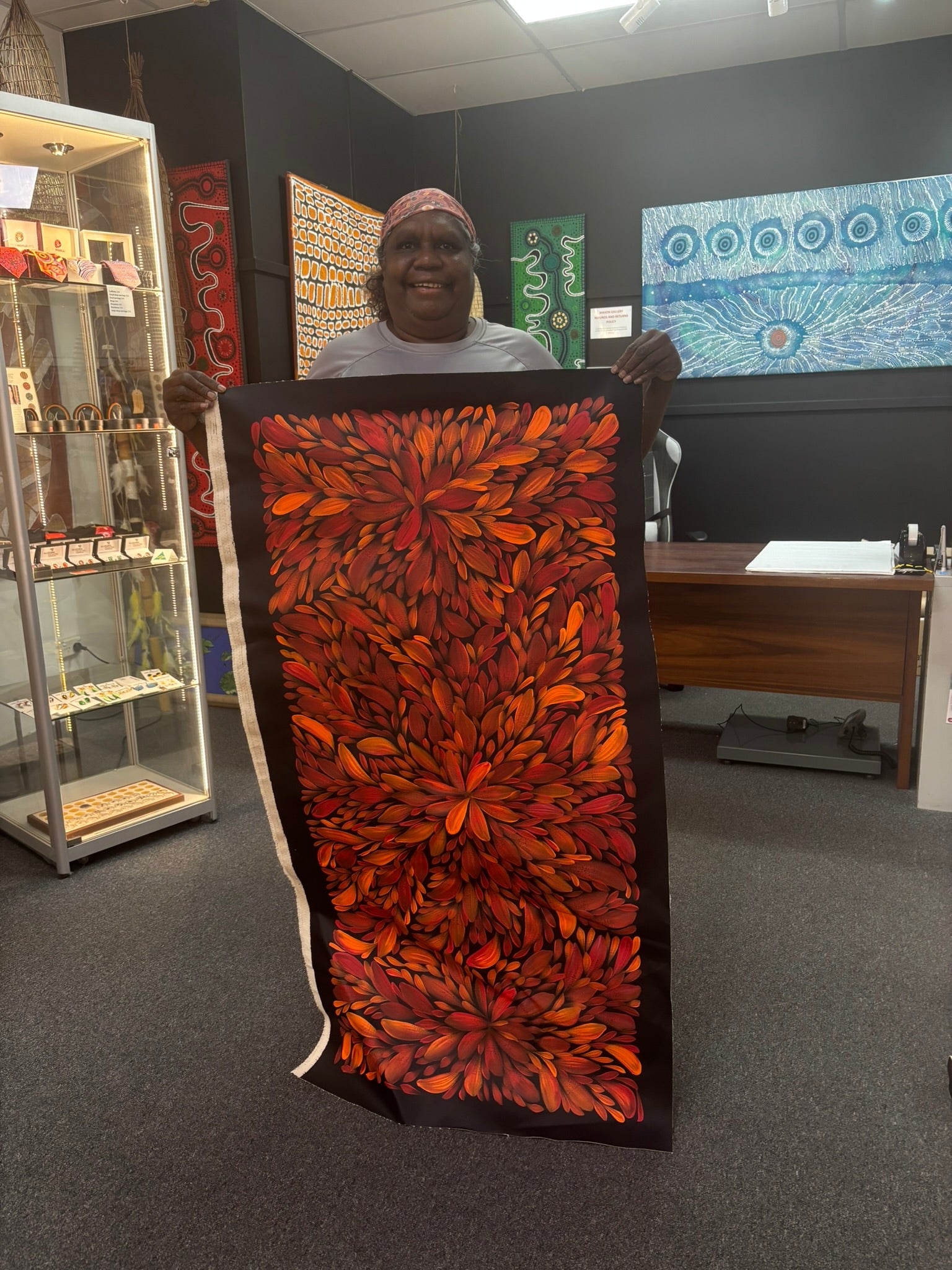 Louise Numina Napananka - Bush Medicine Leaves .57-45