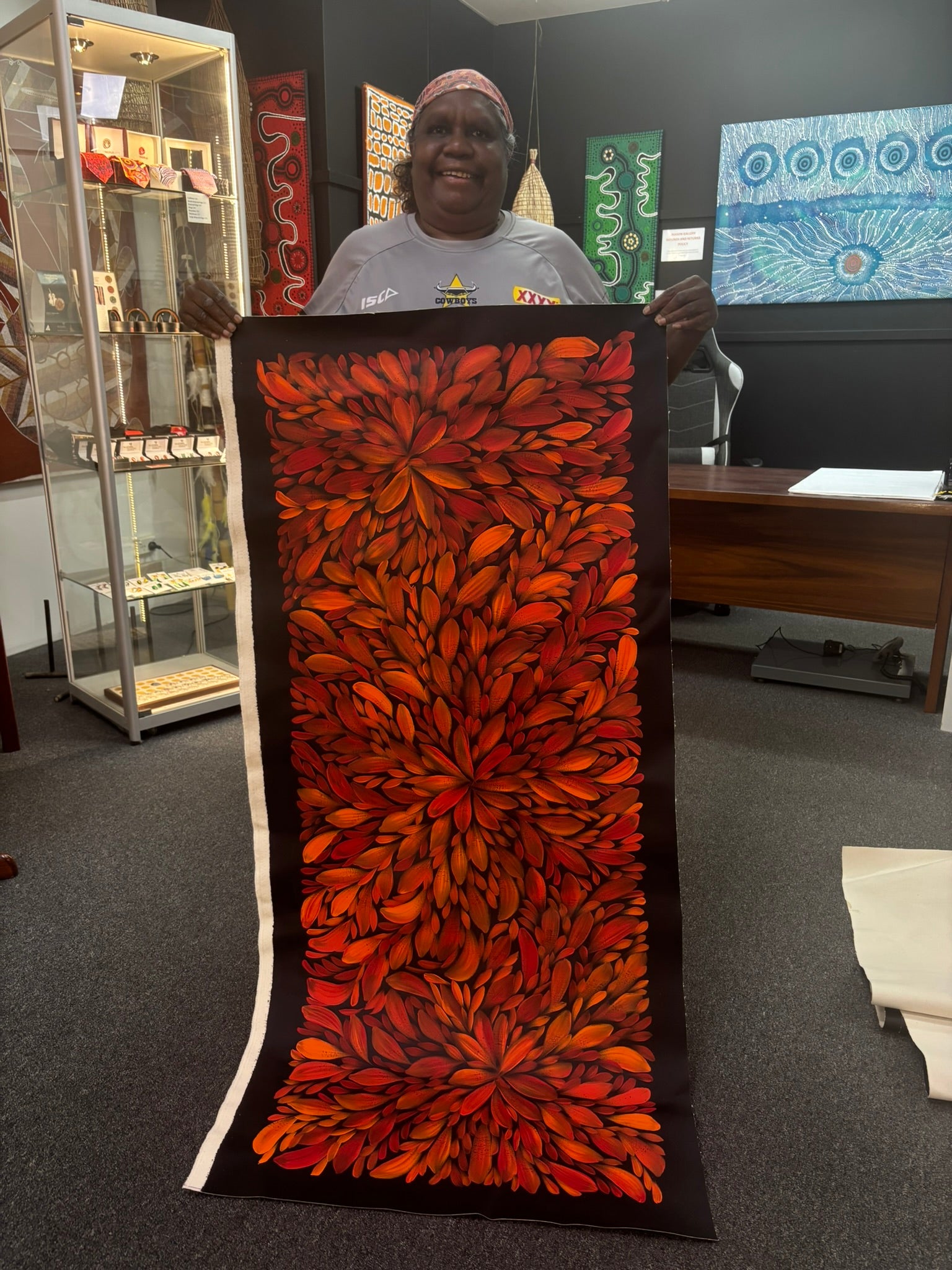 Louise Numina Napananka - Bush Medicine Leaves .57-47