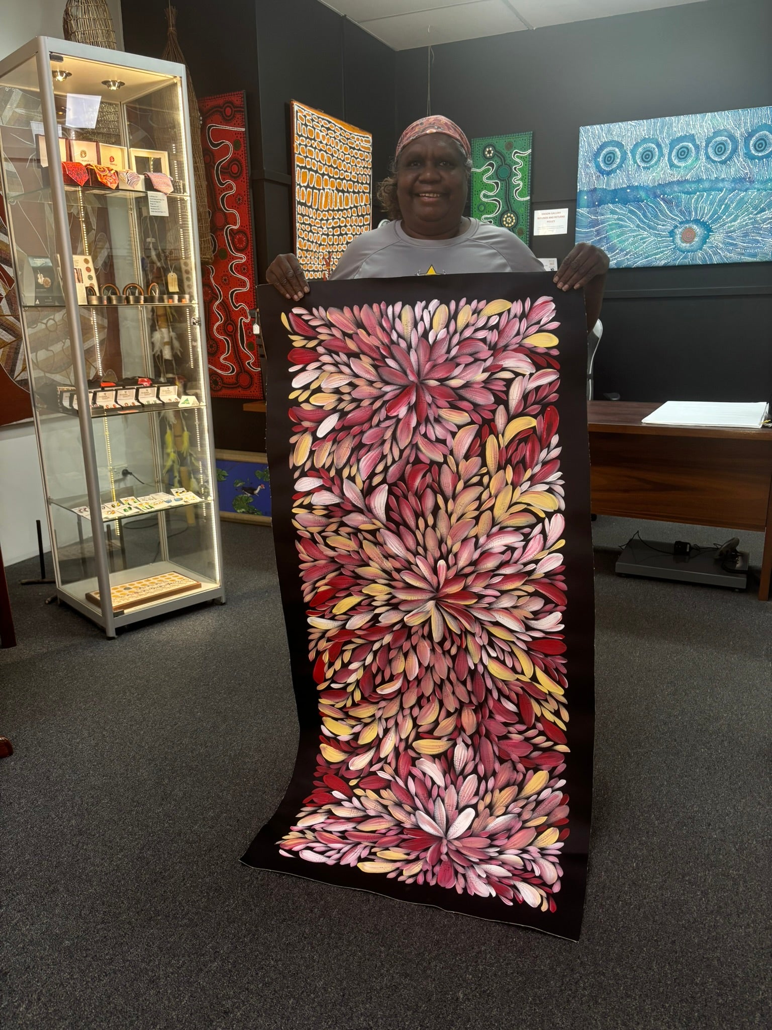 Louise Numina Napananka - Bush Medicine Leaves .57-49