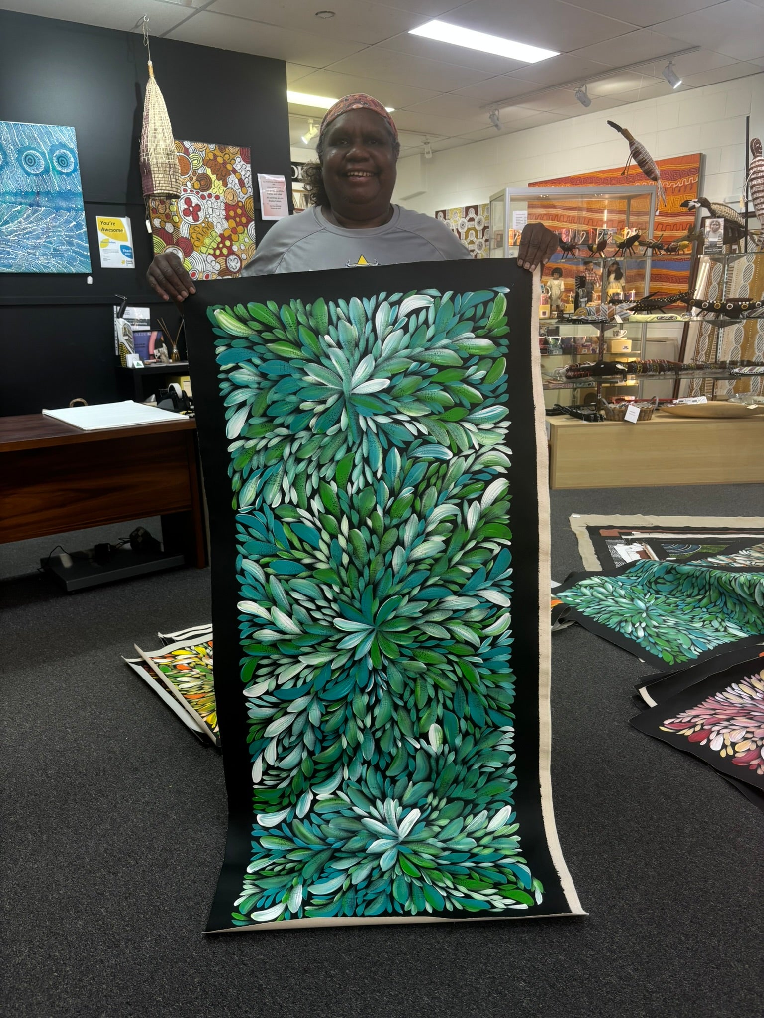 Louise Numina Napananka - Bush Medicine Leaves .57-53