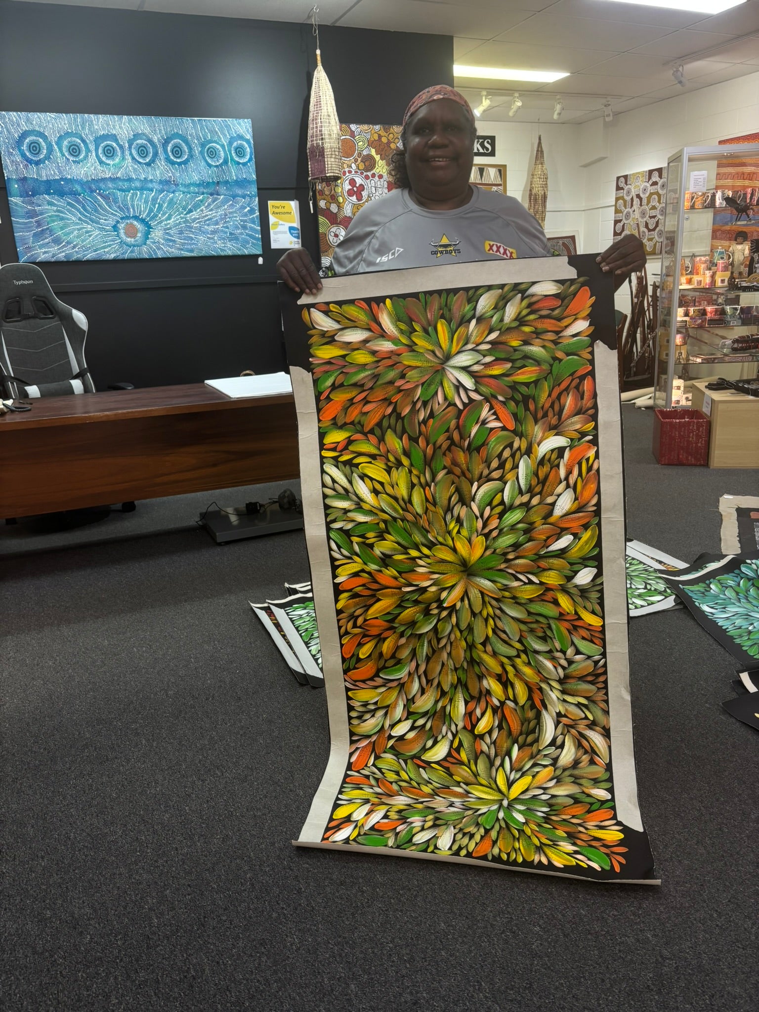 Louise Numina Napananka - Bush Medicine Leaves .57-54