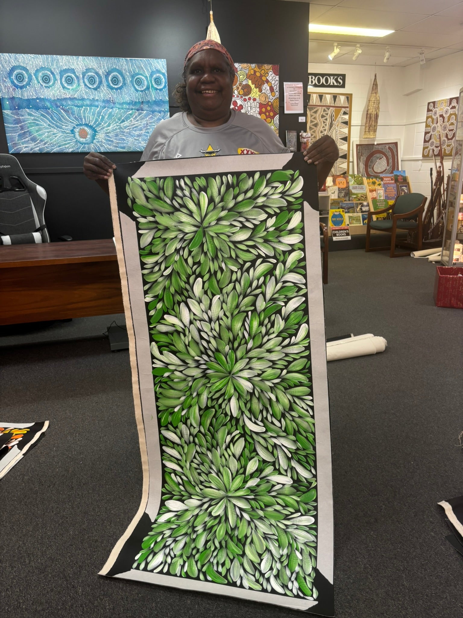 Louise Numina Napananka - Bush Medicine Leaves .57-55