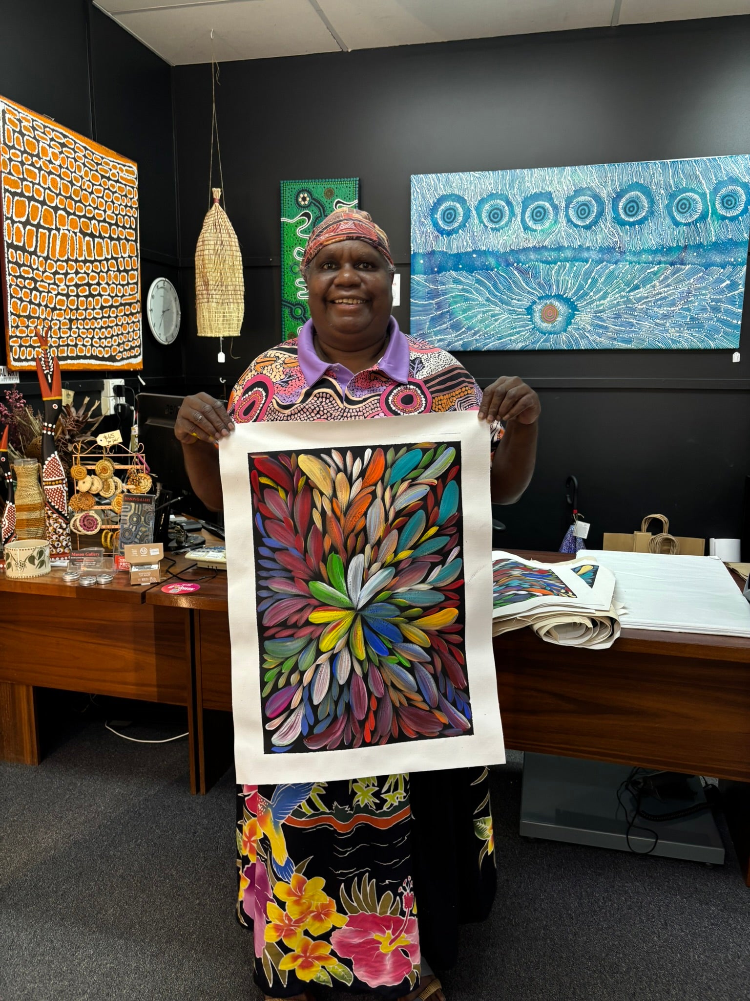 Louise Numina Napananka - Bush Medicine Leaves .57-9