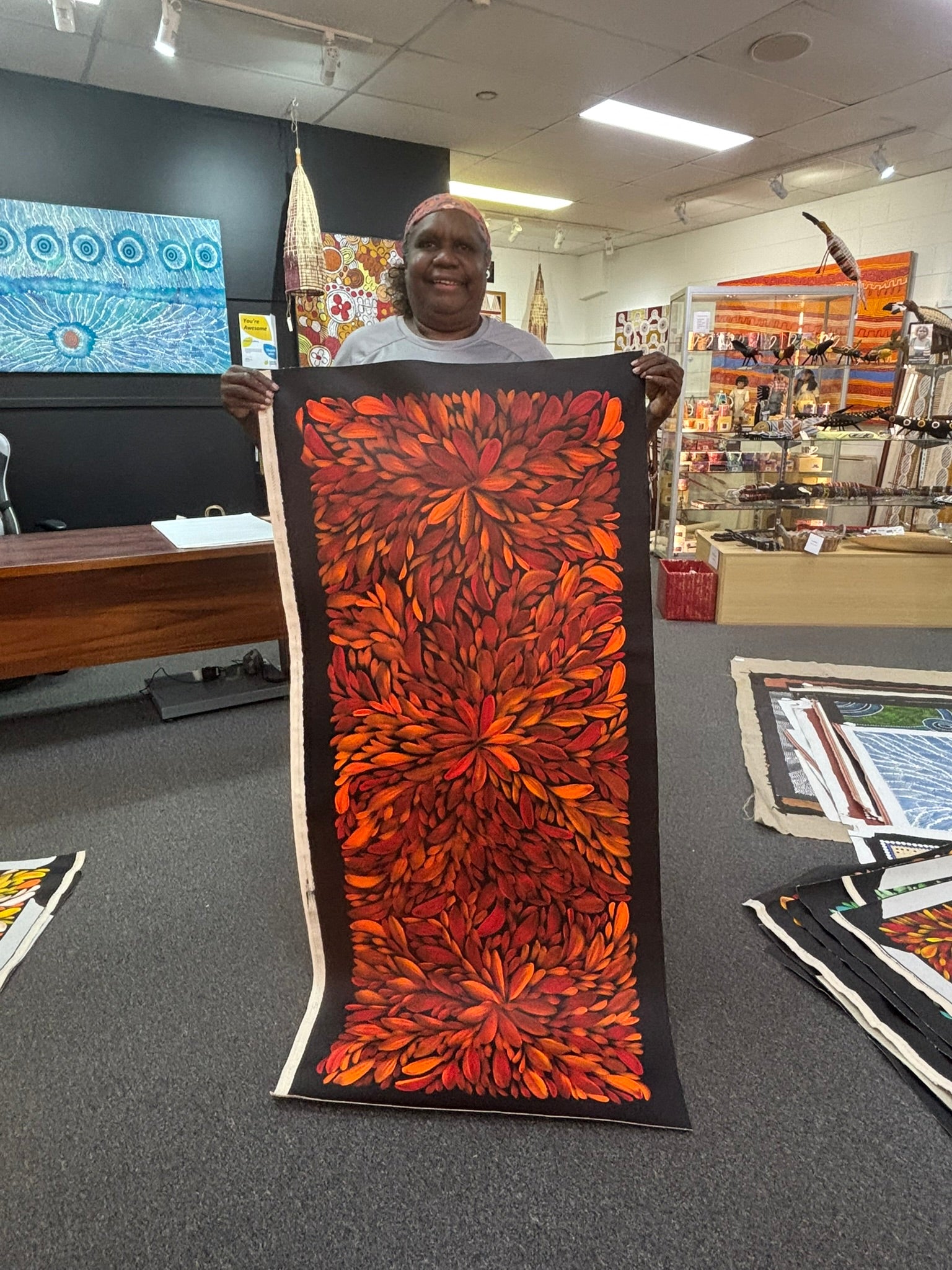 Louise Numina Napananka - Bush Medicine Leaves .57-57