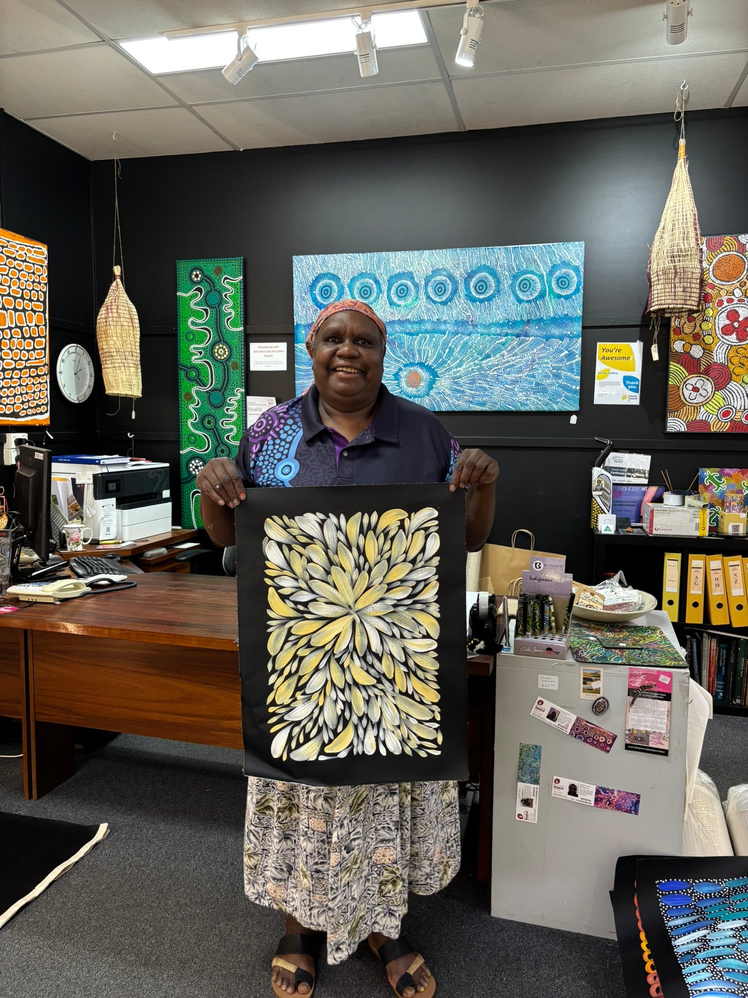 Louise Numina Napananka - Bush Medicine Leaves .60-40