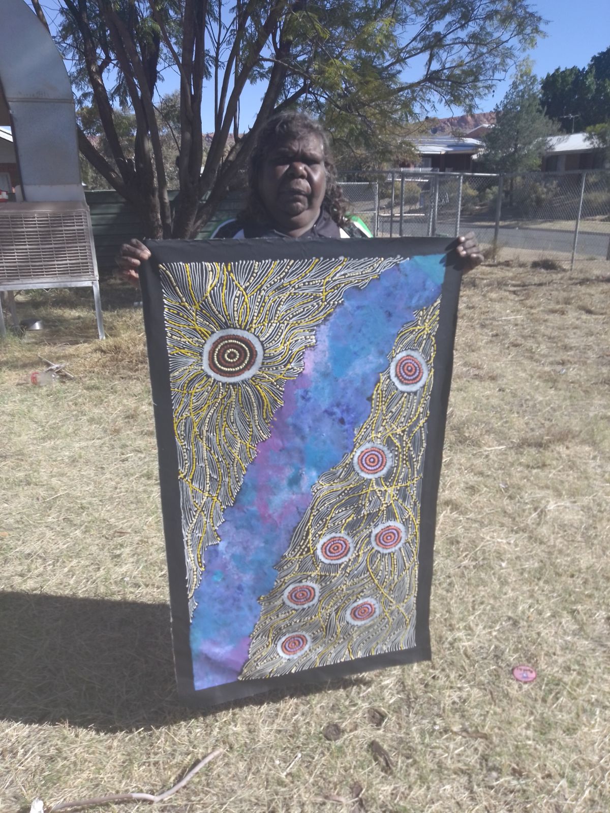 Maria Nampijinpa Brown - Seven Sisters Dreaming .63-6