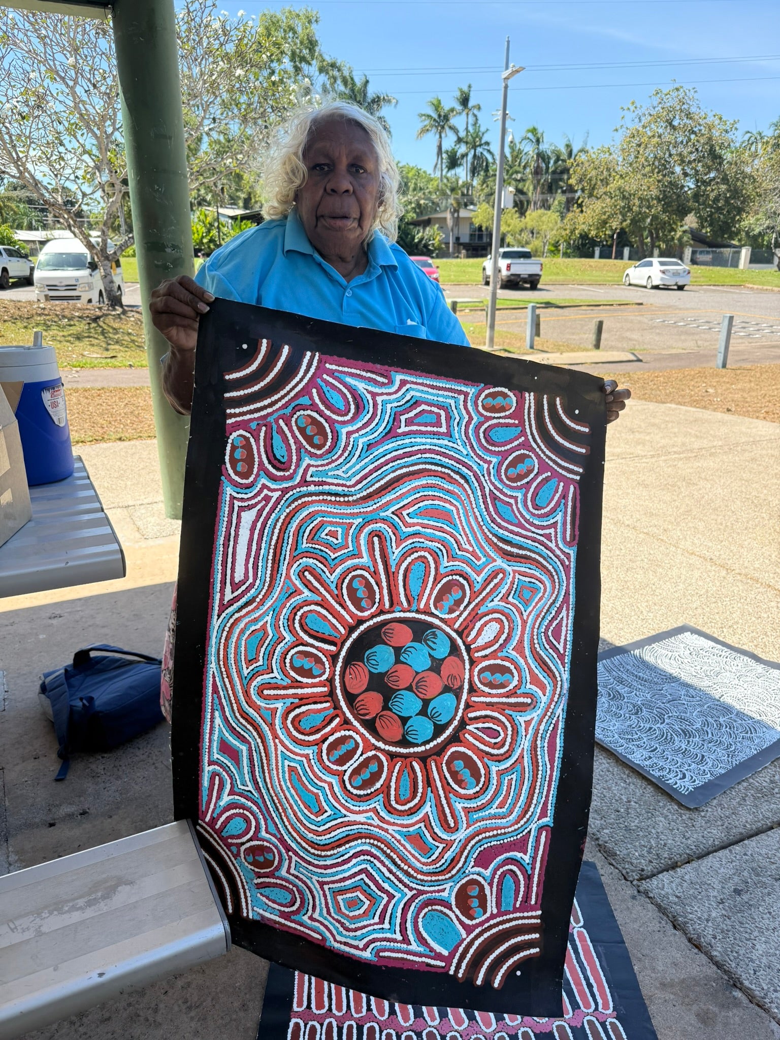 Barbara Pananka - Women's Collecting Bush Tomatoe's and Having Ceremonies .64-2