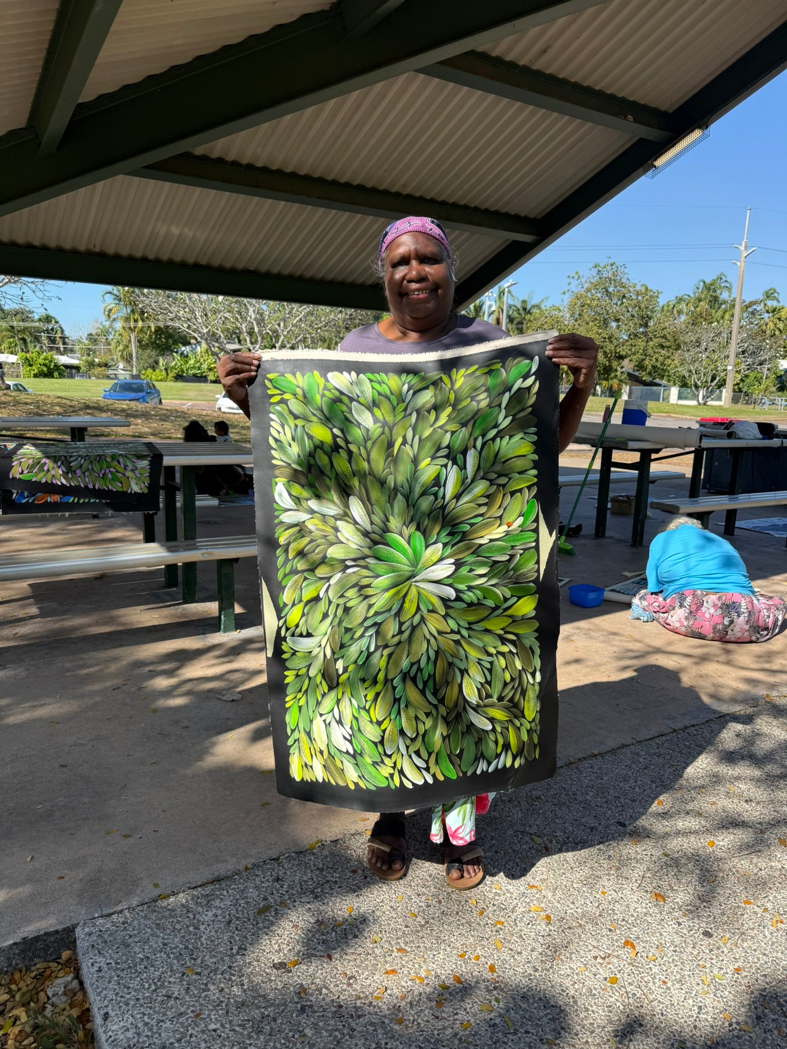Louise Numina Napananka - Bush Medicine Leaves .65-1
