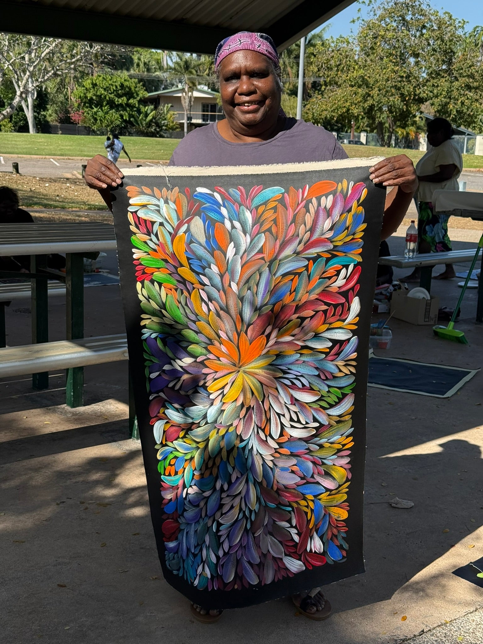 Louise Numina Napananka - Bush Medicine Leaves .65-5