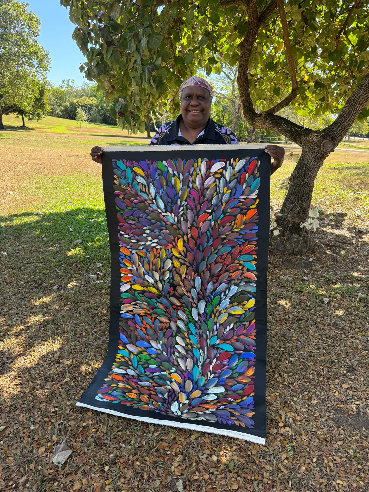 Louise Numina Napananka - Bush Medicine Leaves .65-7