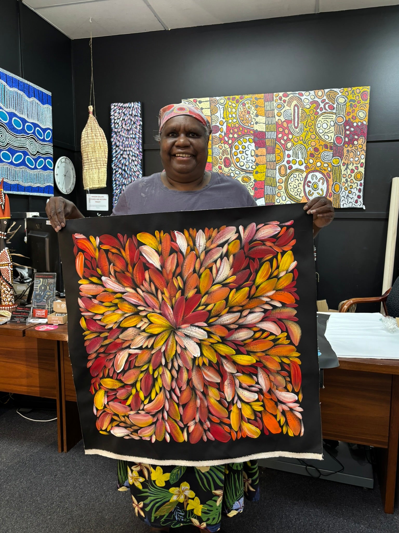 Louise Numina Napananka - Bush Medicine Leaves .75-15