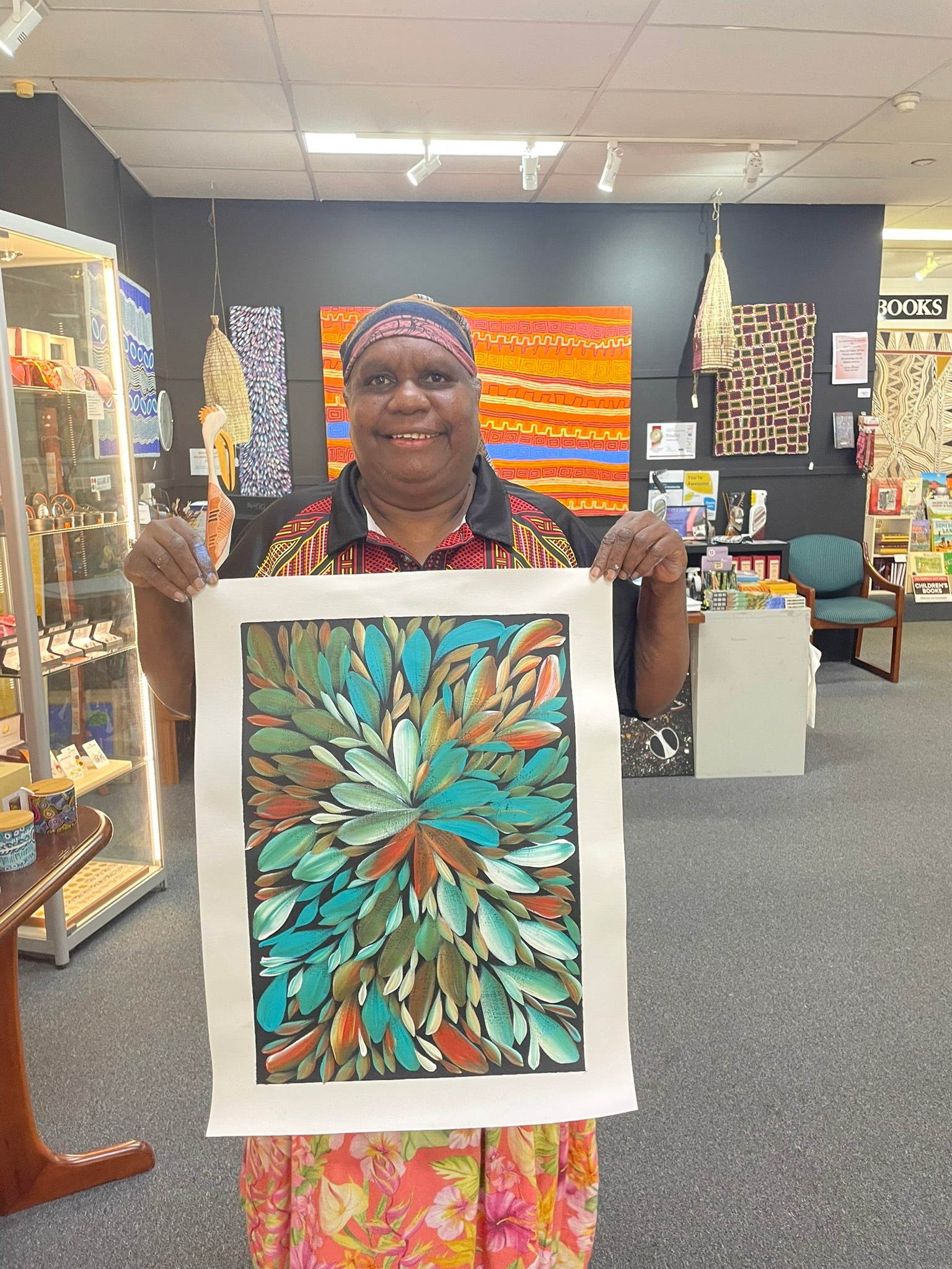 Louise Numina Napananka - Bush Medicine Leaves .86-1