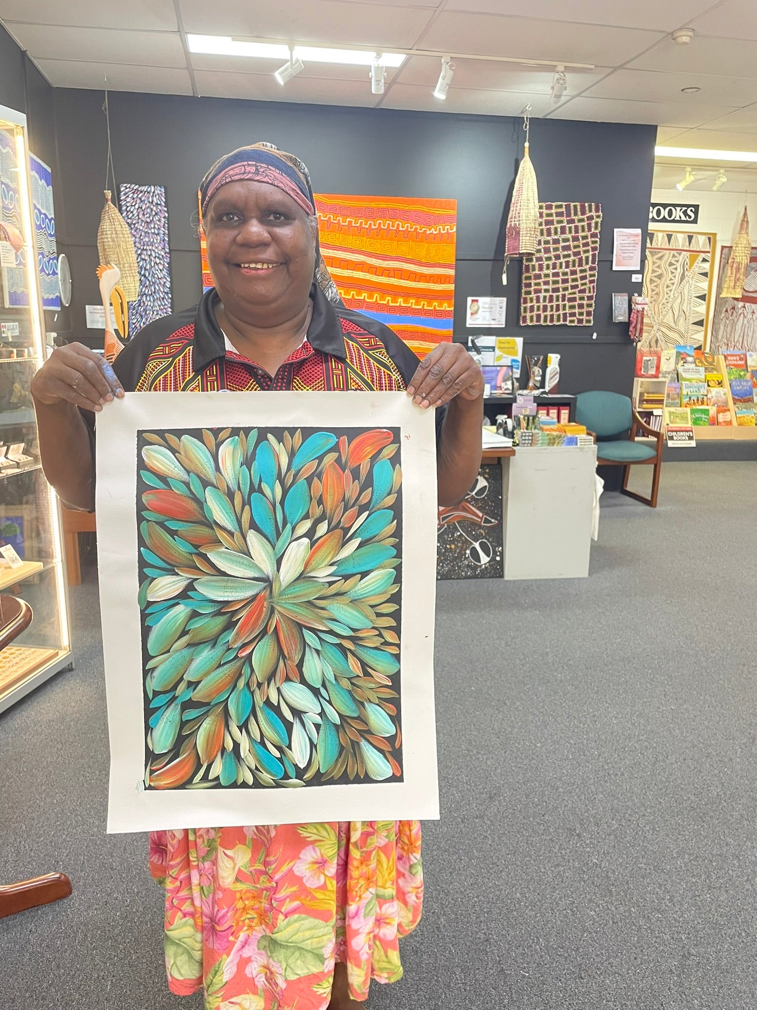 Louise Numina Napananka - Bush Medicine Leaves .86-2