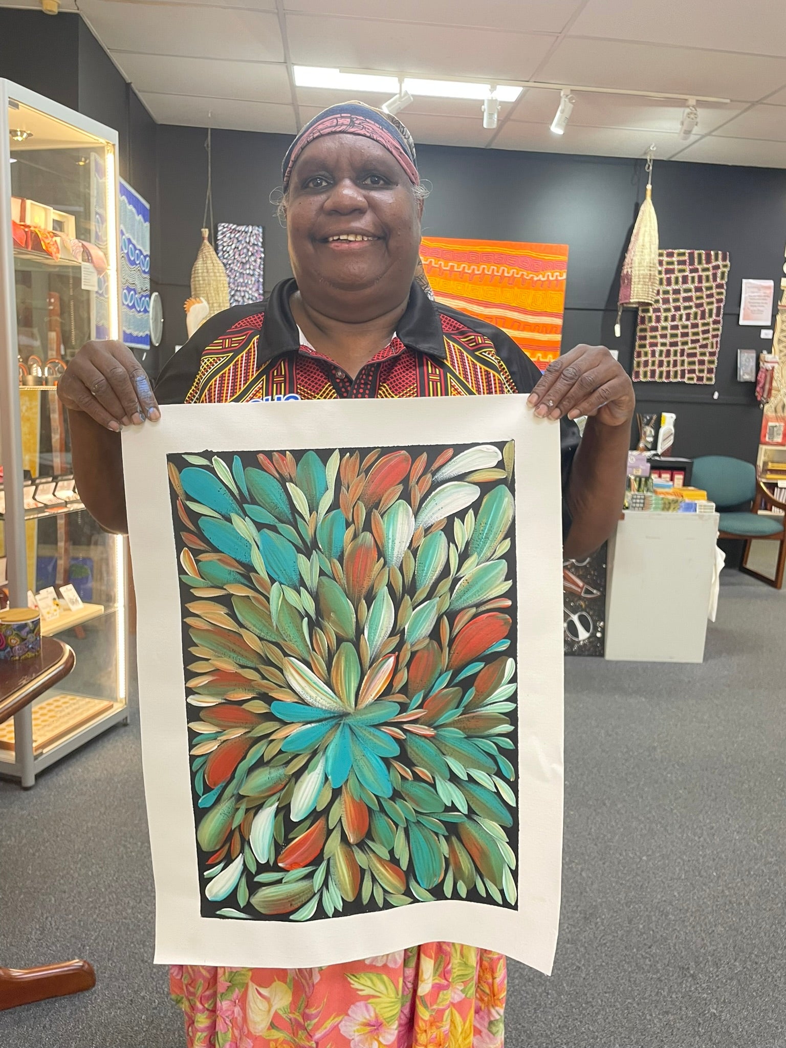 Louise Numina Napananka - Bush Medicine Leaves .86-5