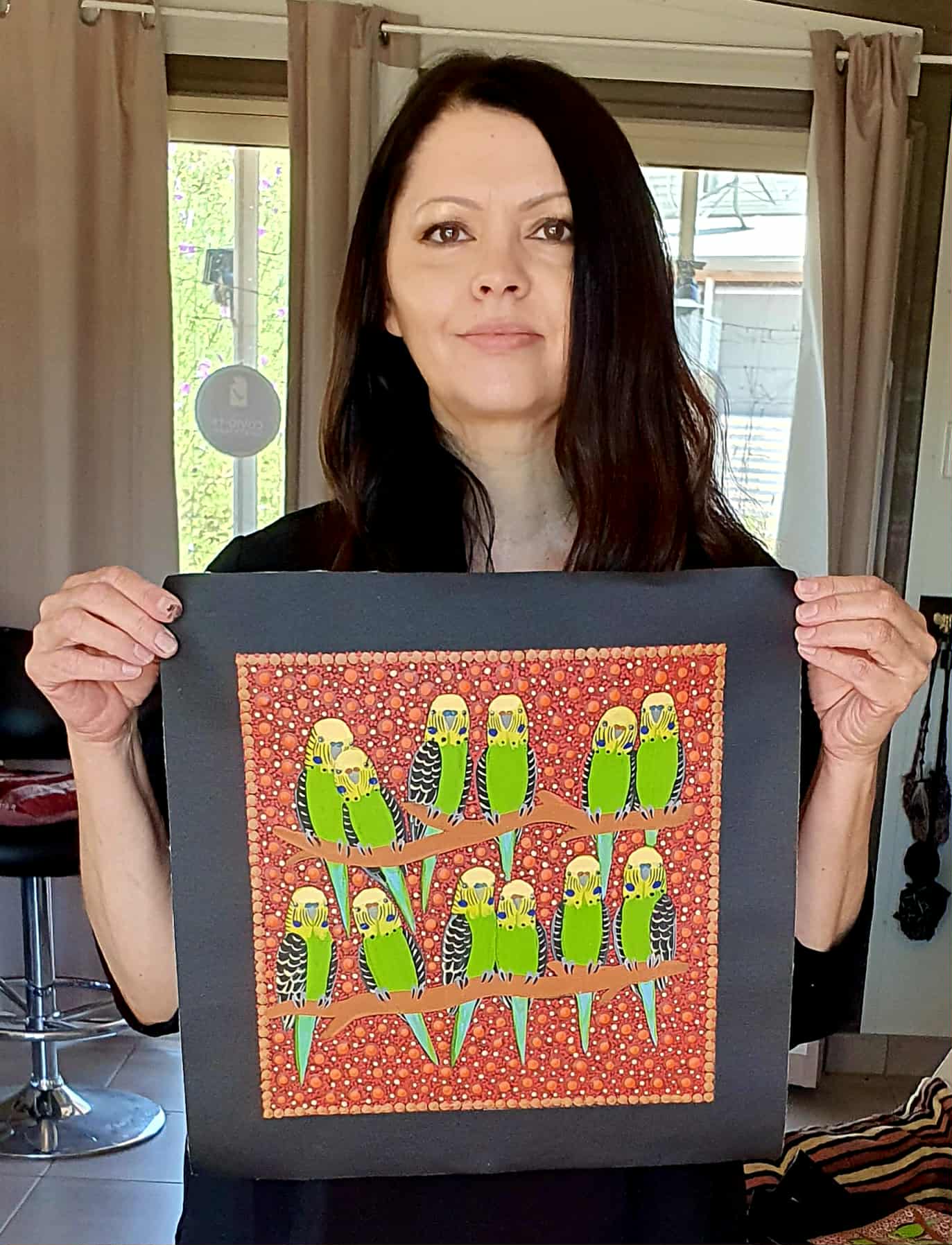 Kathleen Buzzacott - Budgies .88-5